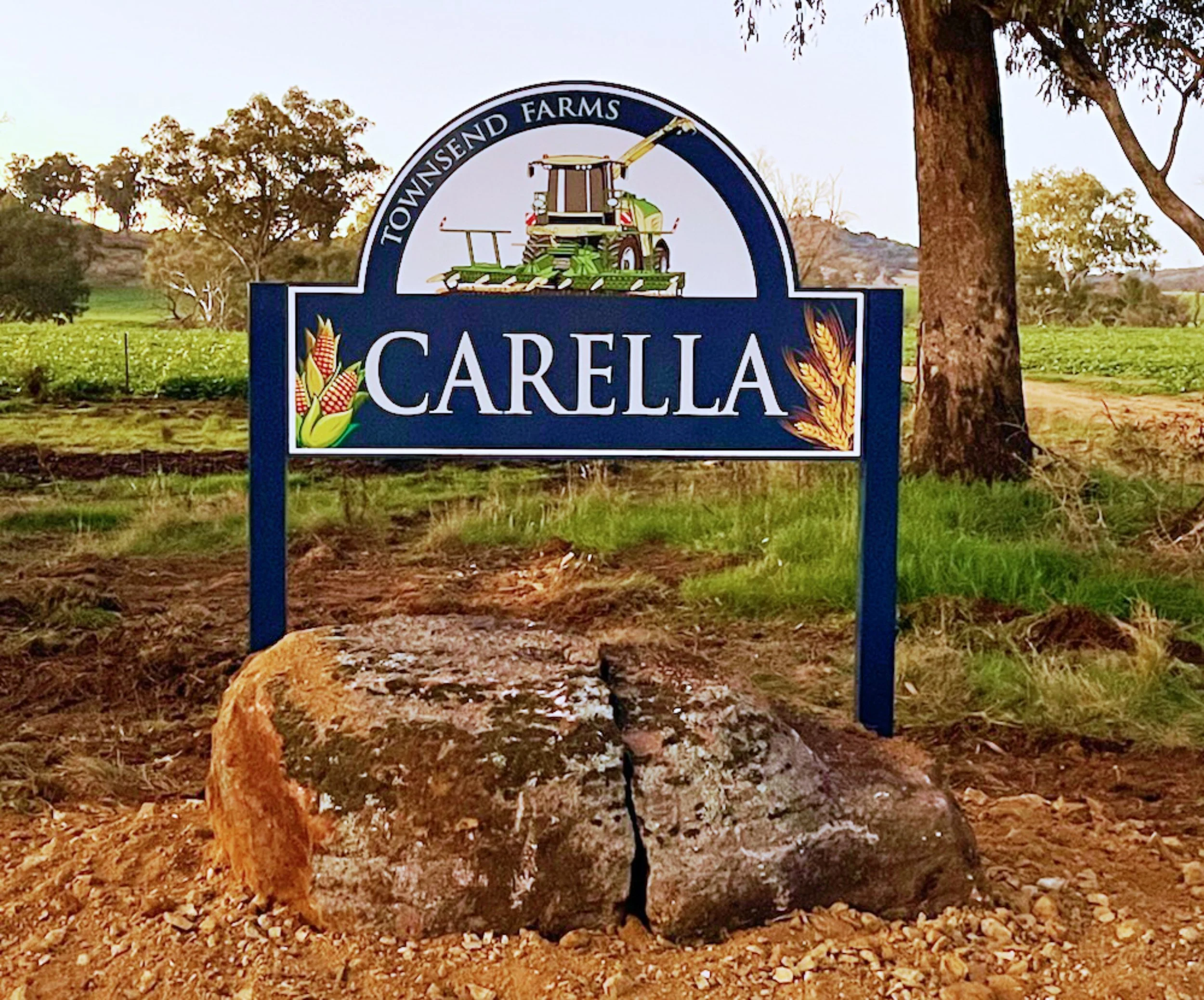 PROPERTY SIGN, METAL SIGN, SIGN ON POSTS, HOUSE SIGN