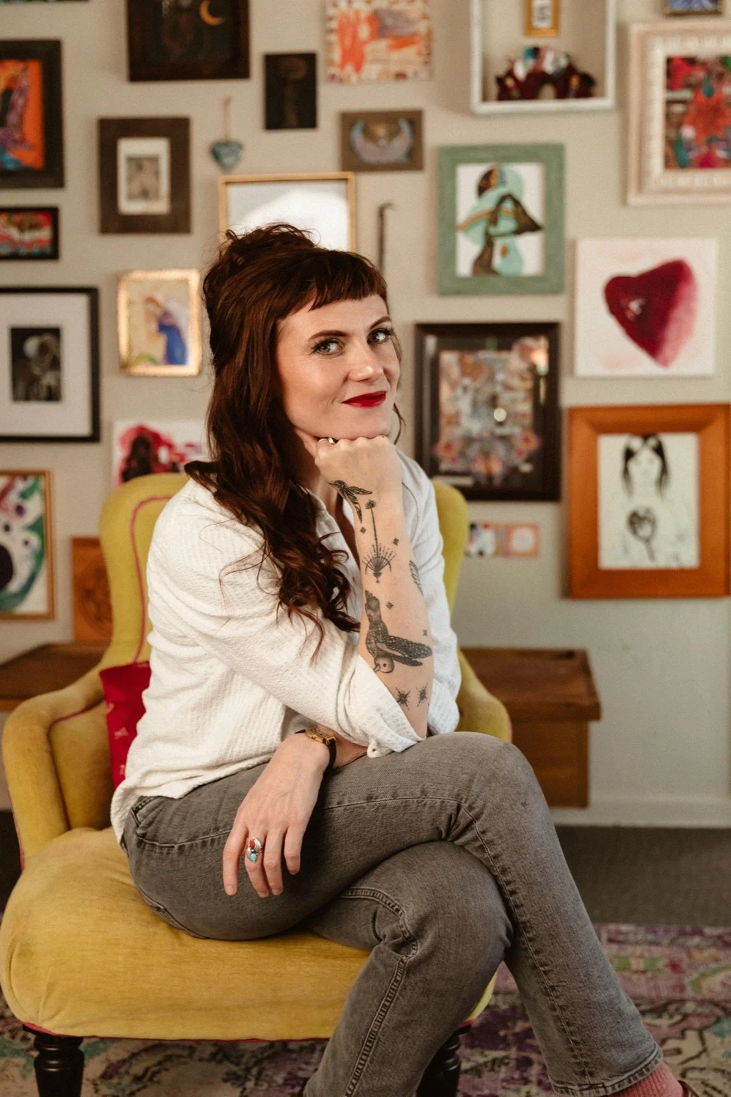 Aurora Bison Lagattuta, LPC, EMDR trained therapist and art therapy certified counselor at Alicia Rowley Counseling