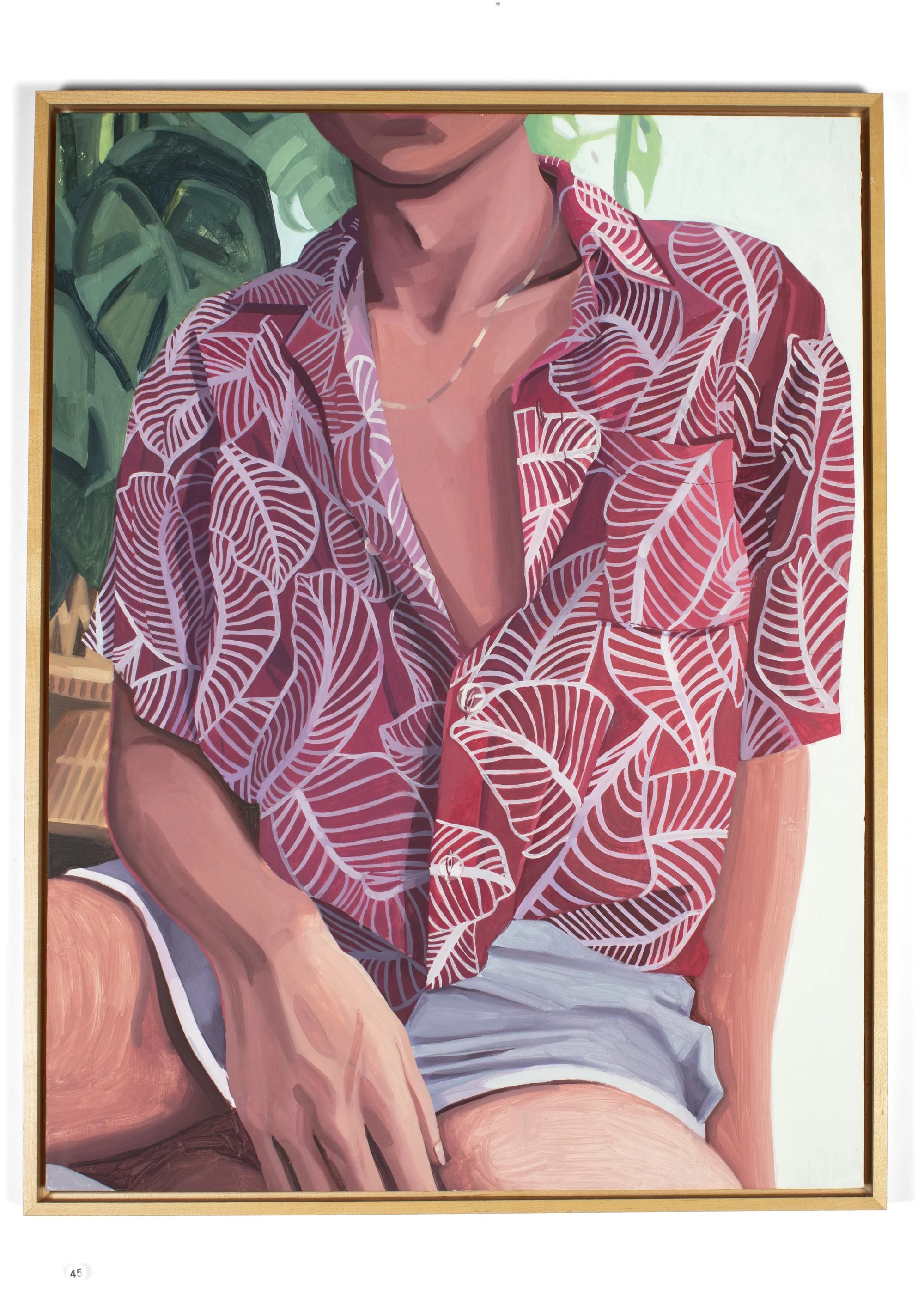 Kade Marsili, Untitled (Floral Shirt 2)