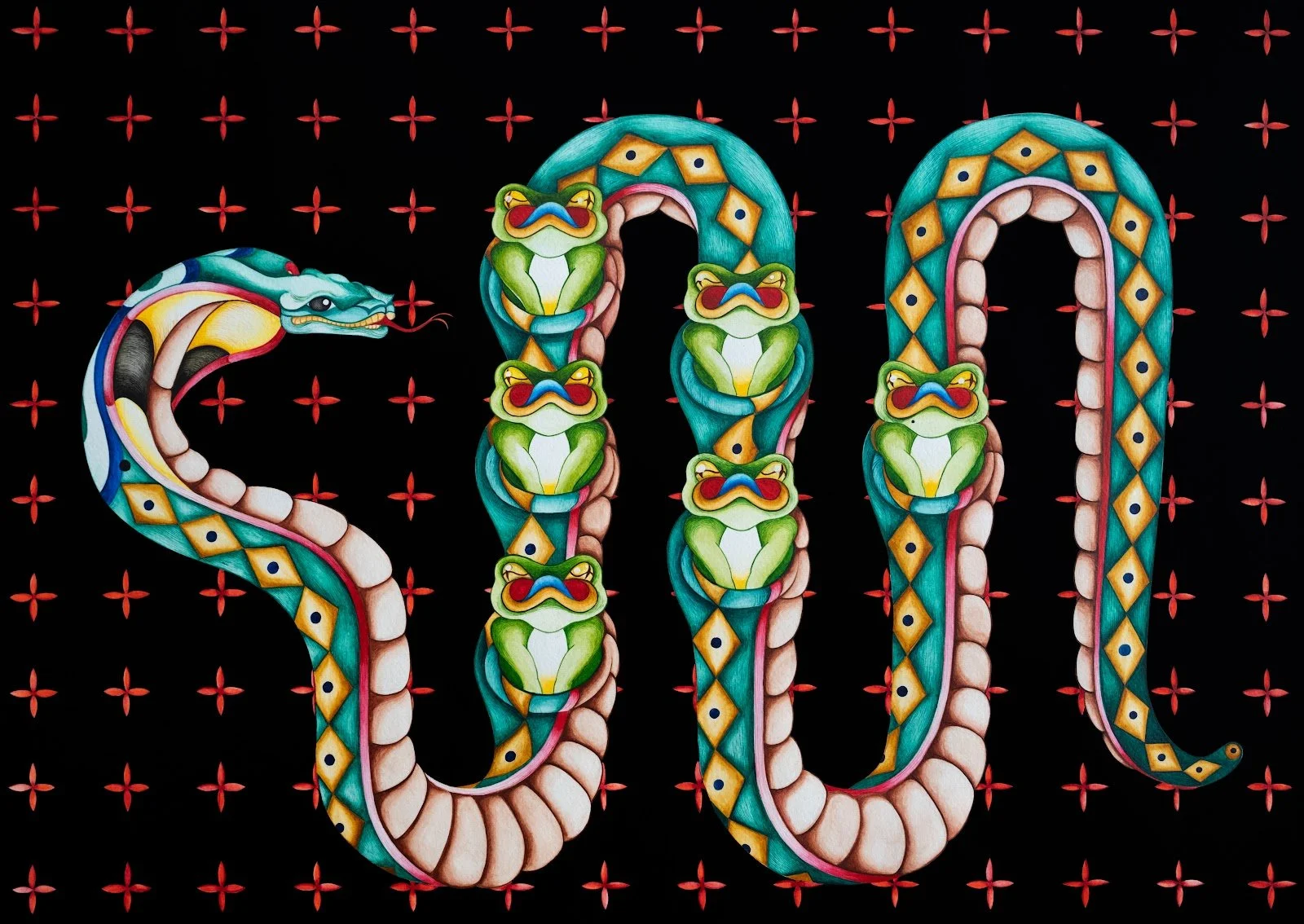 Saldanha_SnakeandtheFrogs.28''20'' - Suneeva Saldanha.jpg