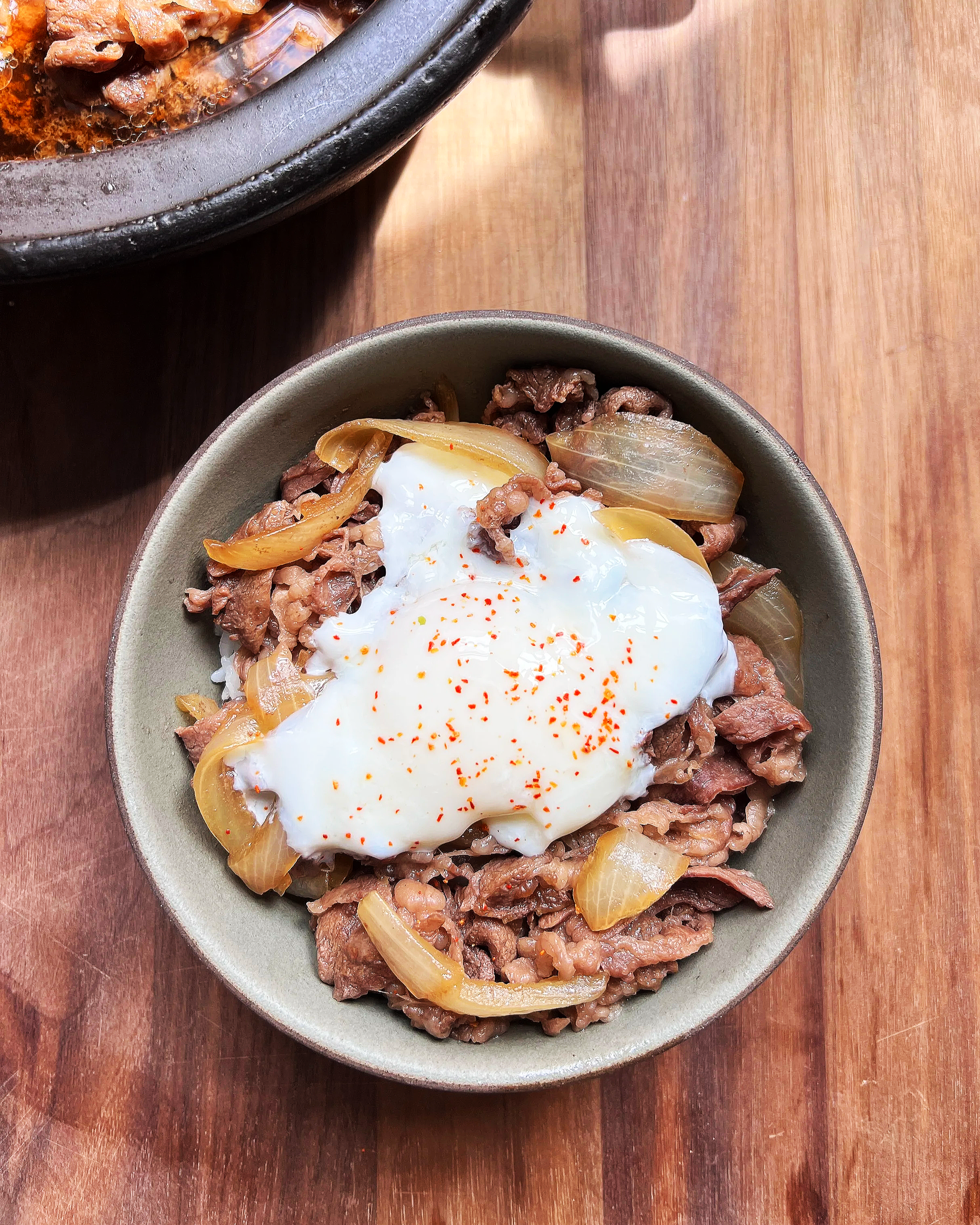 Gyūdon with Onsen Tamago