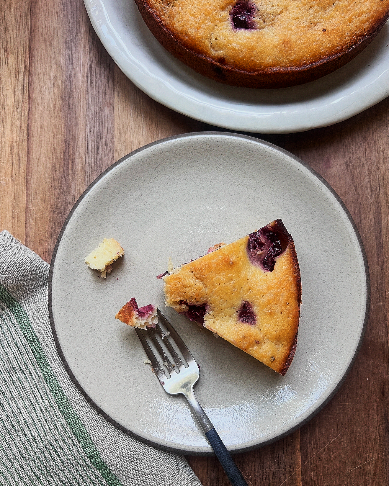 Cherry Ricotta Cake 