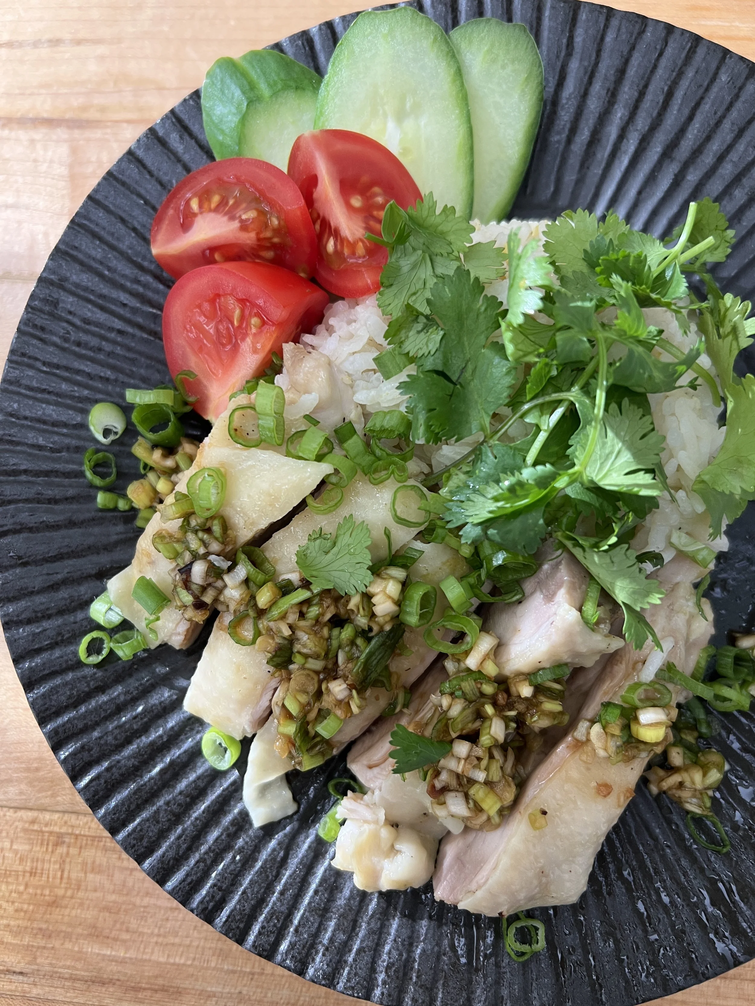 Rice Cooker Hainanese Chicken Rice — Rie McClenny