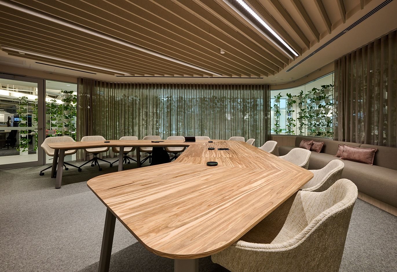 Backsawn NSW Spotted Gum Commercial furniture