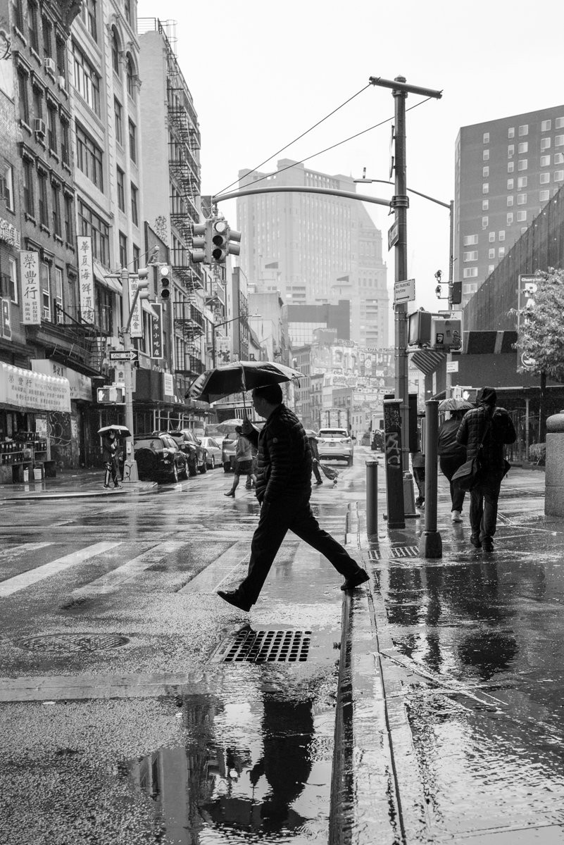 J. Barretto, After Cartier Bresson (Rainy Day in Chinatown 1)