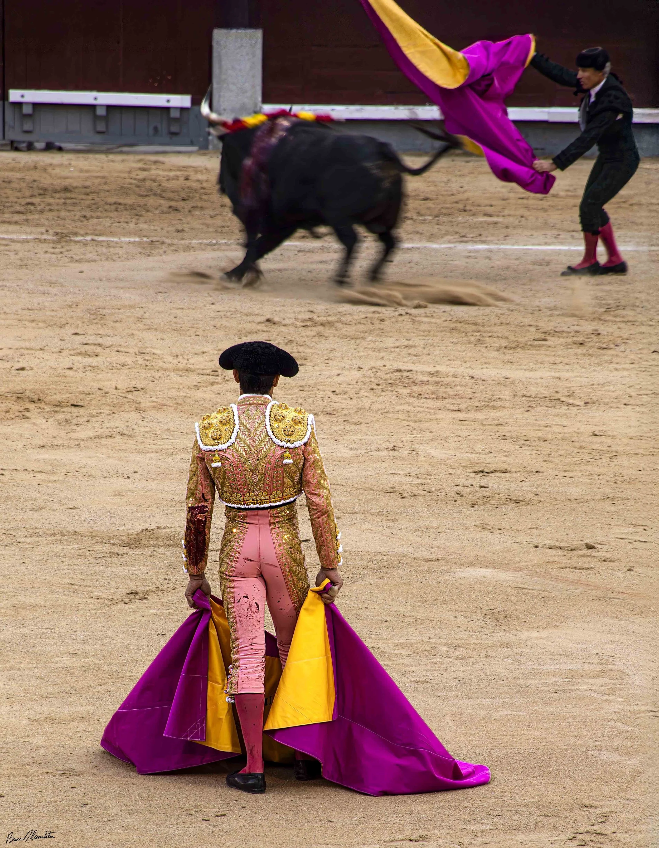 Mermelstein_Bruce_Madrid Matador Bull Approach.jpg