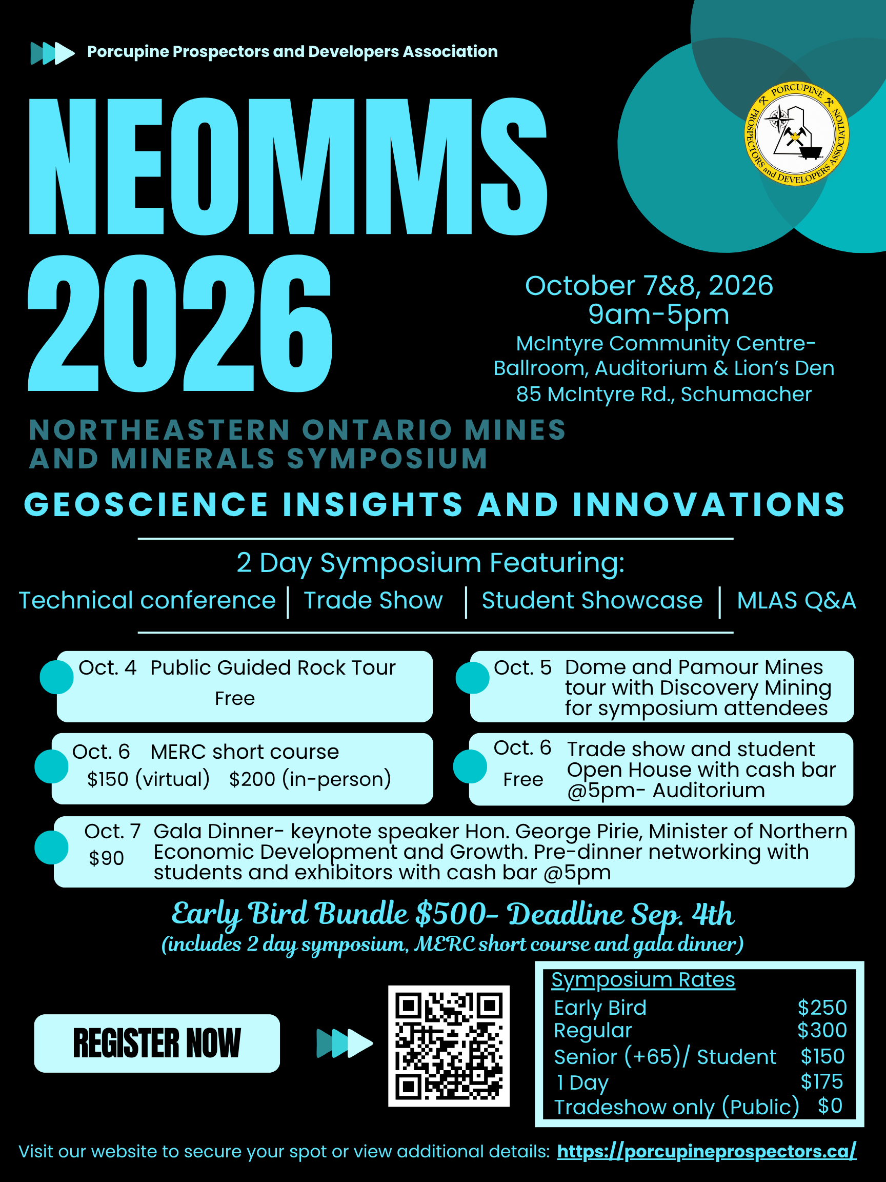 NEOMMS 2026: Northeastern Ontario Mines and Minerals Symposium