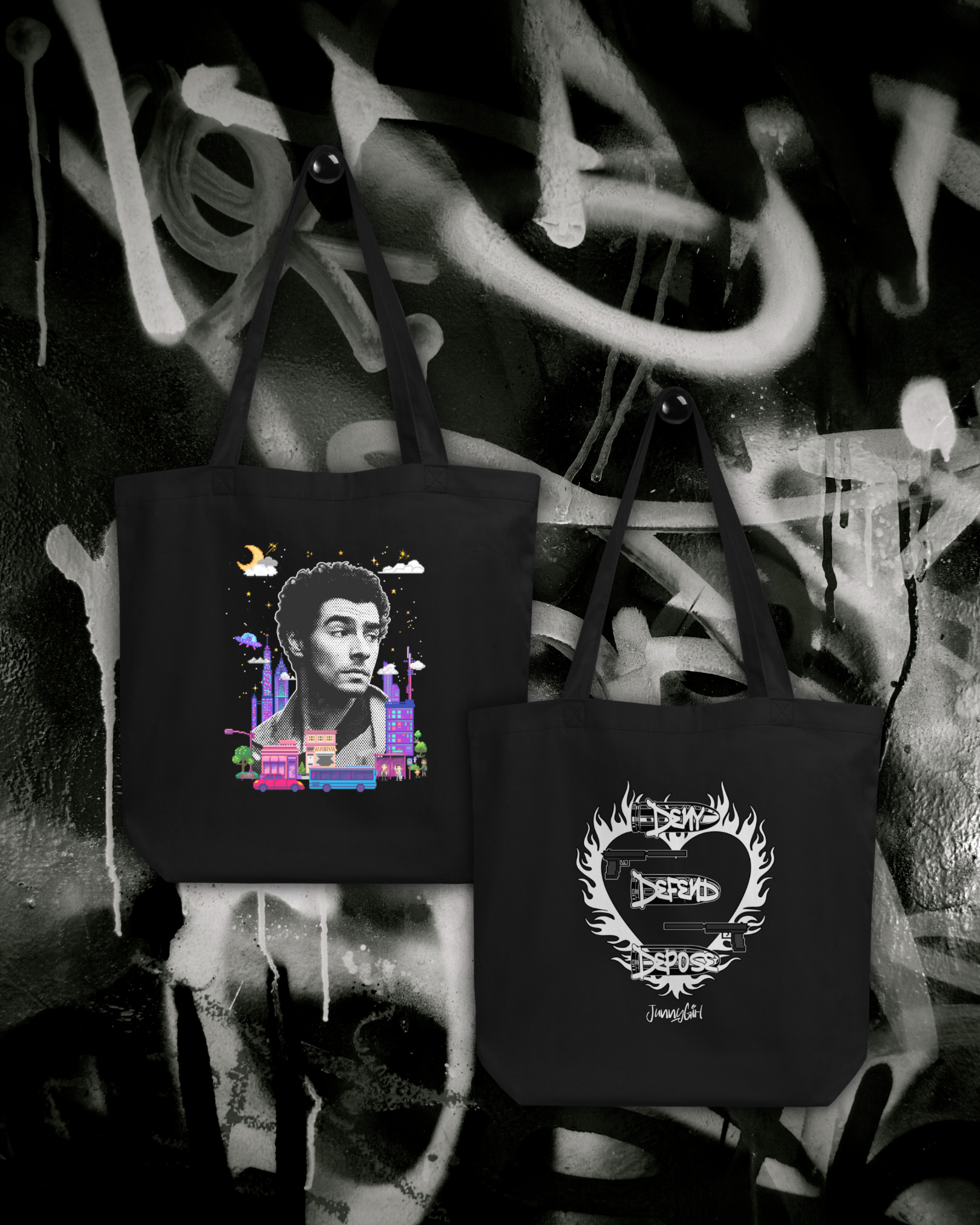 Organic Cotton Tote Bag • Luigi Mangione