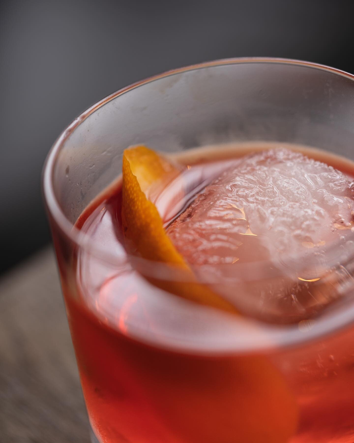 Pure Smokey - mezcal, coffee infused Campari, white vermouth.