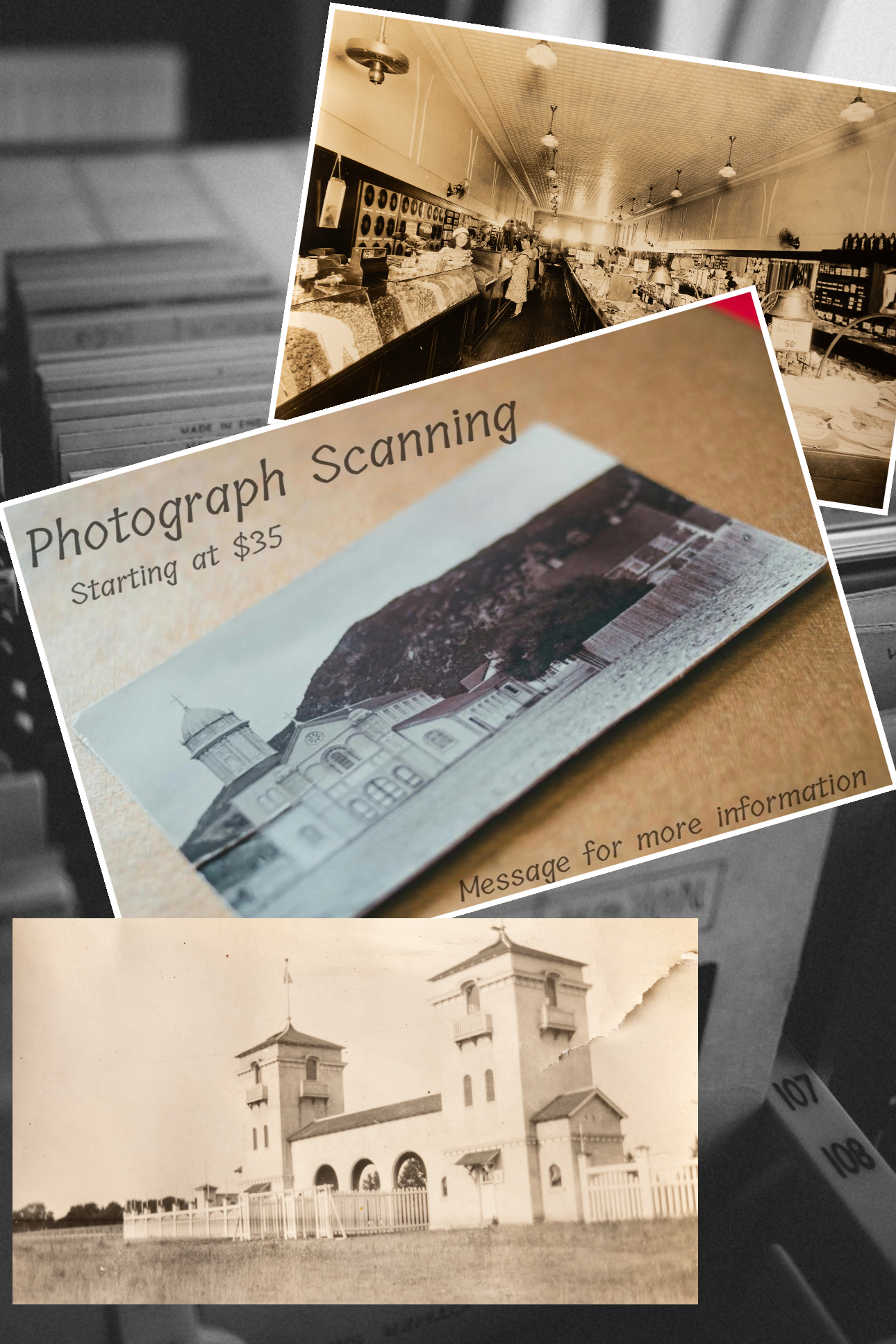 Photograph, Slide, VHS Digitizing