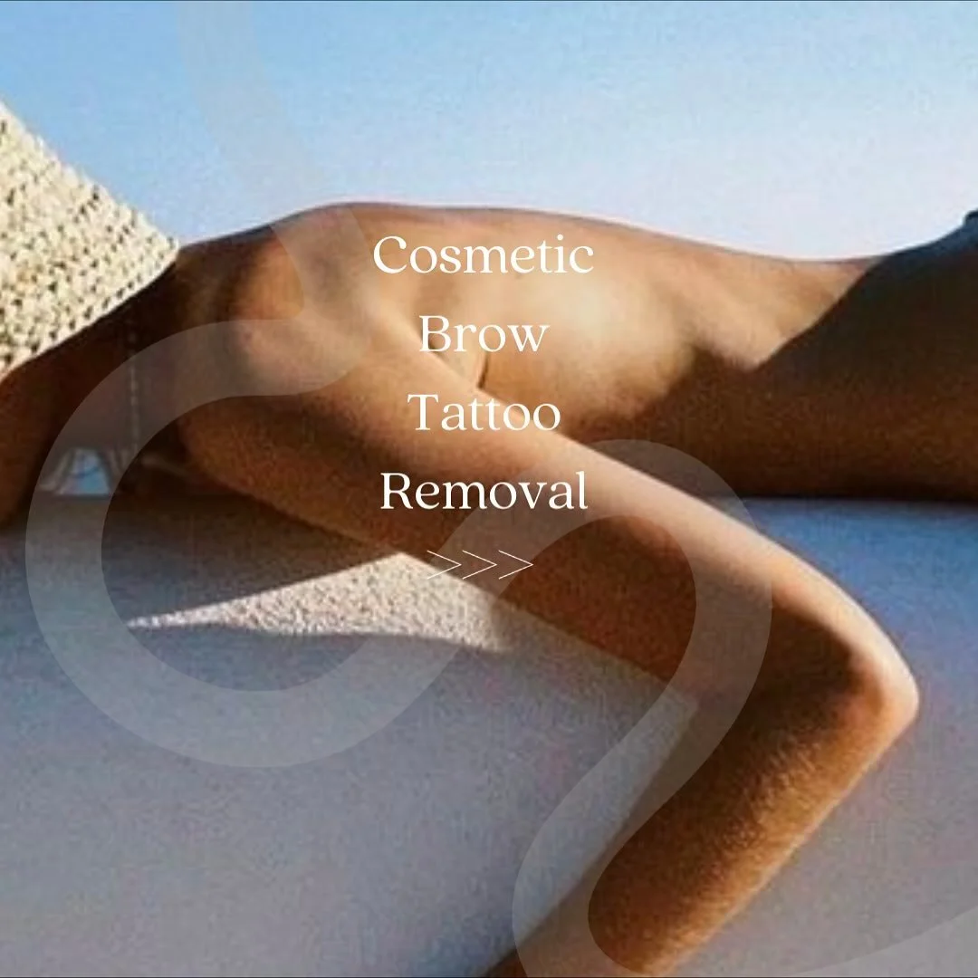 Cosmetic brow tattoo removal results, swipe across to check them out! These images show an instant result. 

Everyone comes in for laser tattoo removal for different reasons, the story is never the same. That&rsquo;s what makes this job so fun is mee