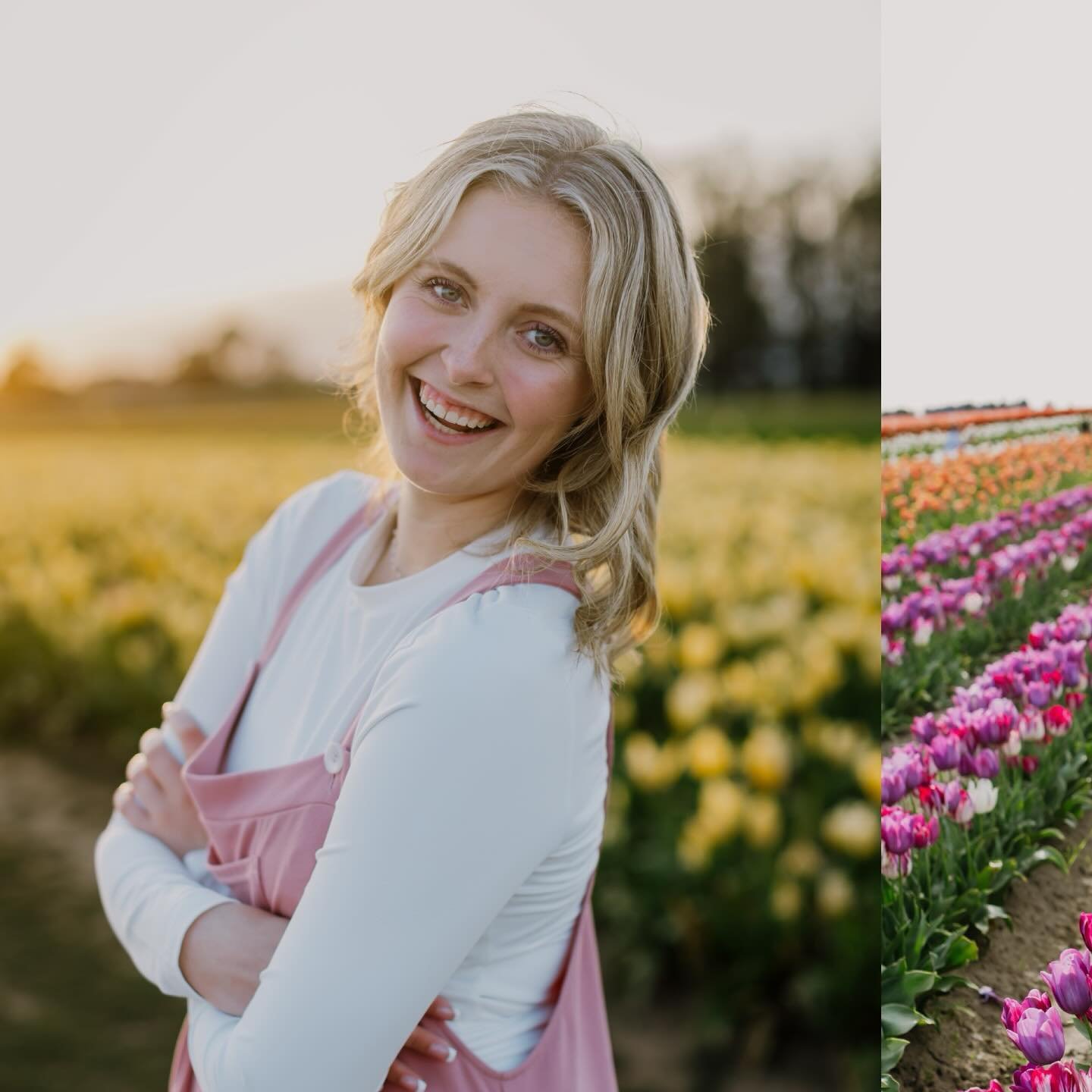 There&rsquo;s magic in the air as we welcome a vibrant soul from Eastern Oregon to the picturesque Tulip Fields! 🌷 As the sun begins its descent, we embark on an evening of whimsy, laughter, and the art of freezing moments in time.
📸 With each clic