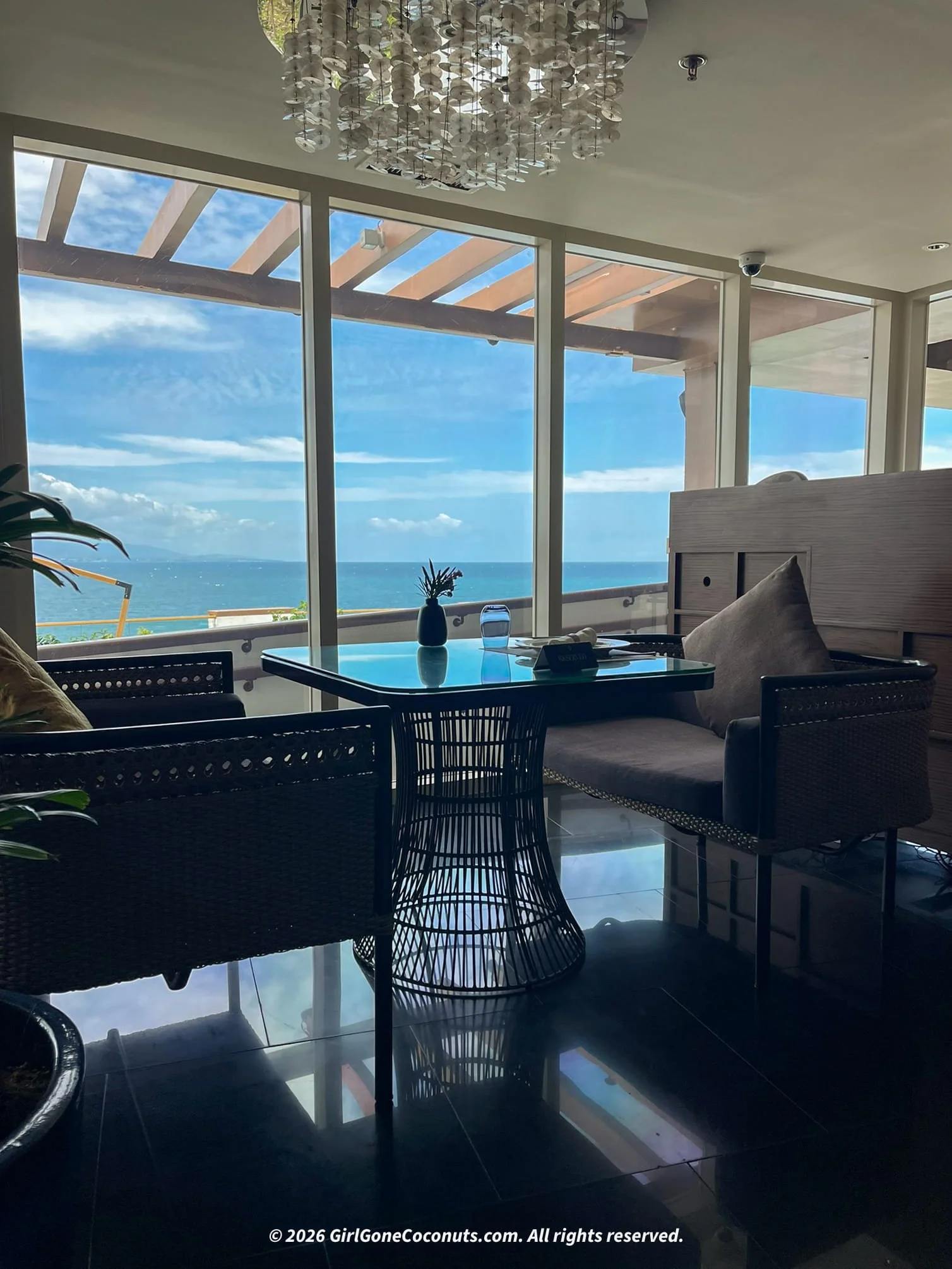 The tables at Benjarong.