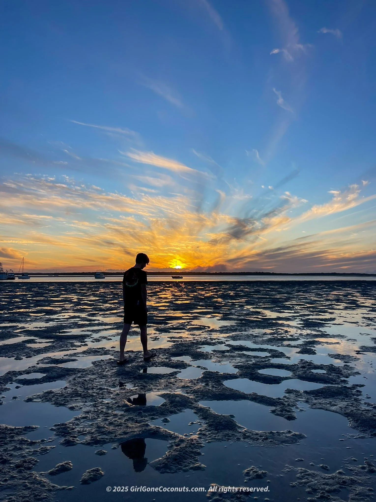 Carlo Point is the a romantic place to watch the sunset in Rainbow Beach.