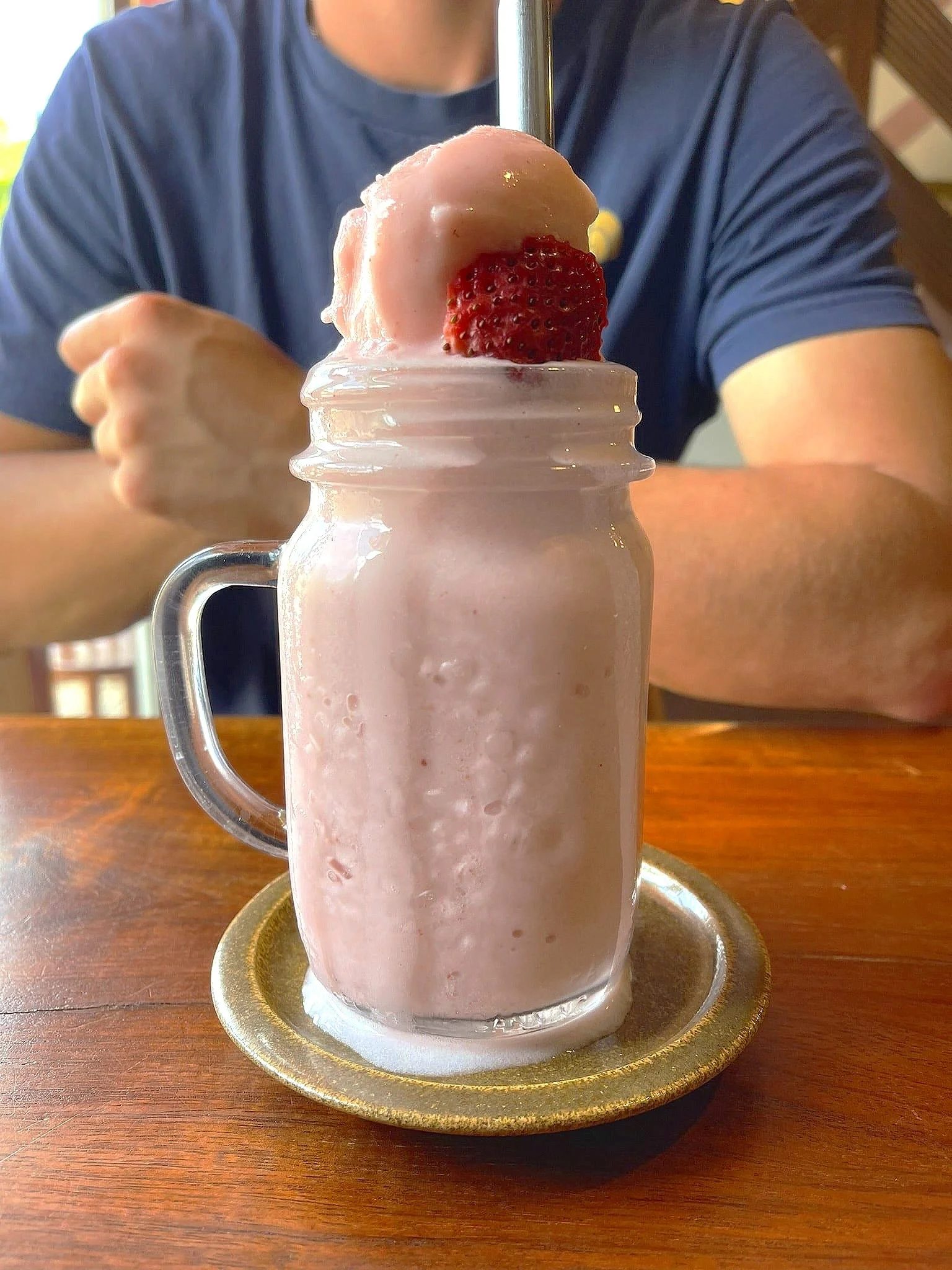 Strawberry-Milkshake-Vegan-Restaurants-Cozumel