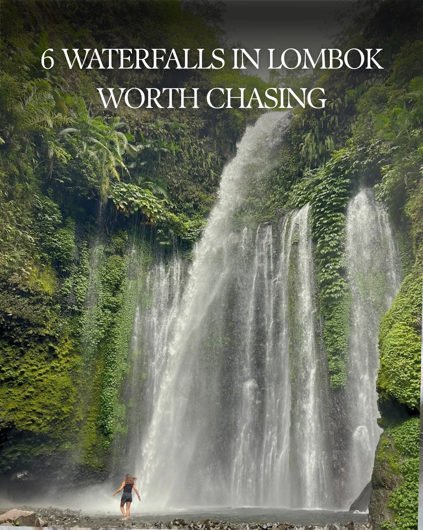 These are the 8 waterfalls in Lombok actually worth the trek.

Some you can do in flip flops. One will nearly blow you off your feet. And four of them are on the same trail for $8 total.

1.) Tiu Kelep &mdash; 45m drop, jungle trek, river crossing. T