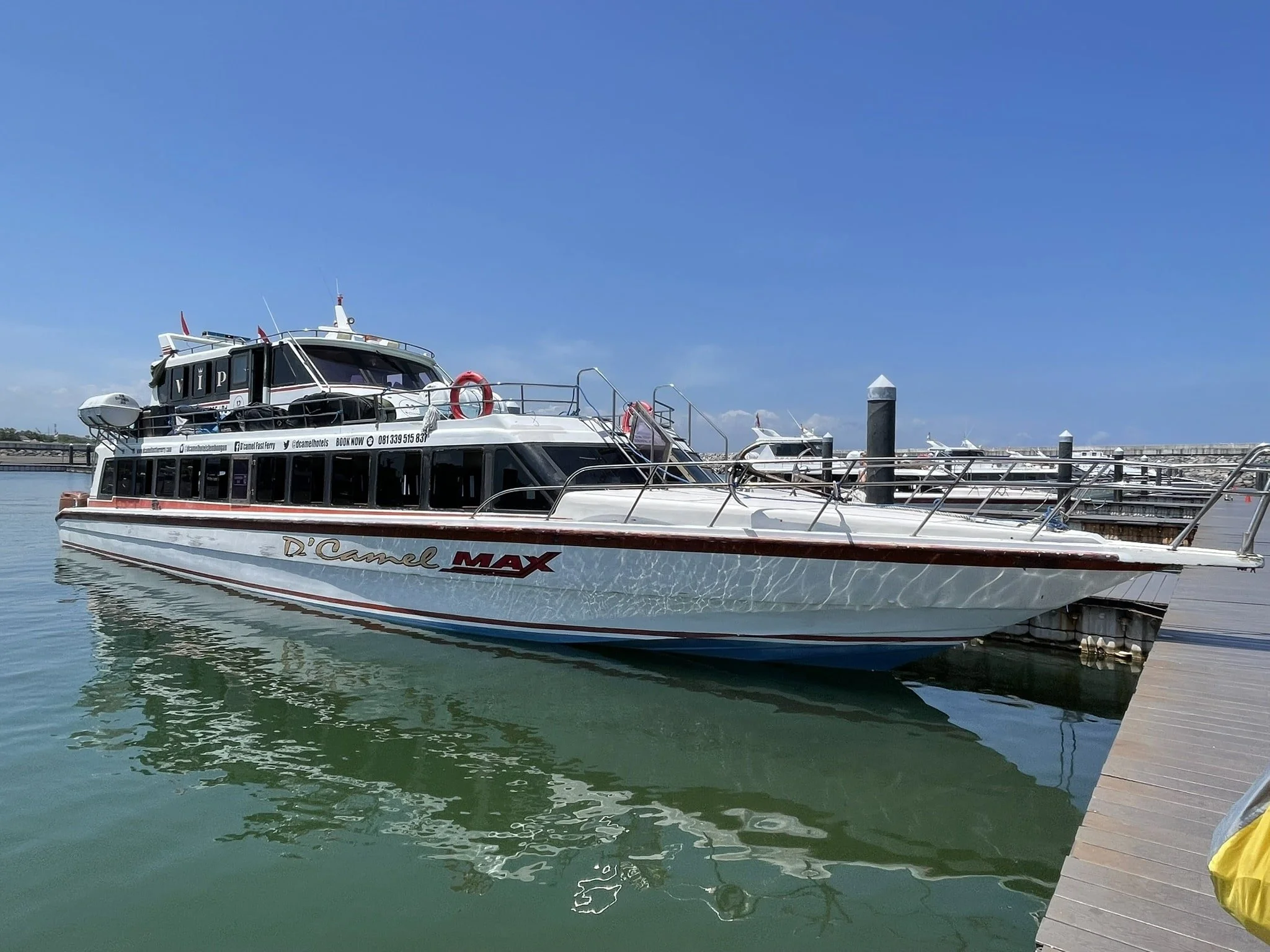 The ferry from Sanur Port in Bali to Lombok.