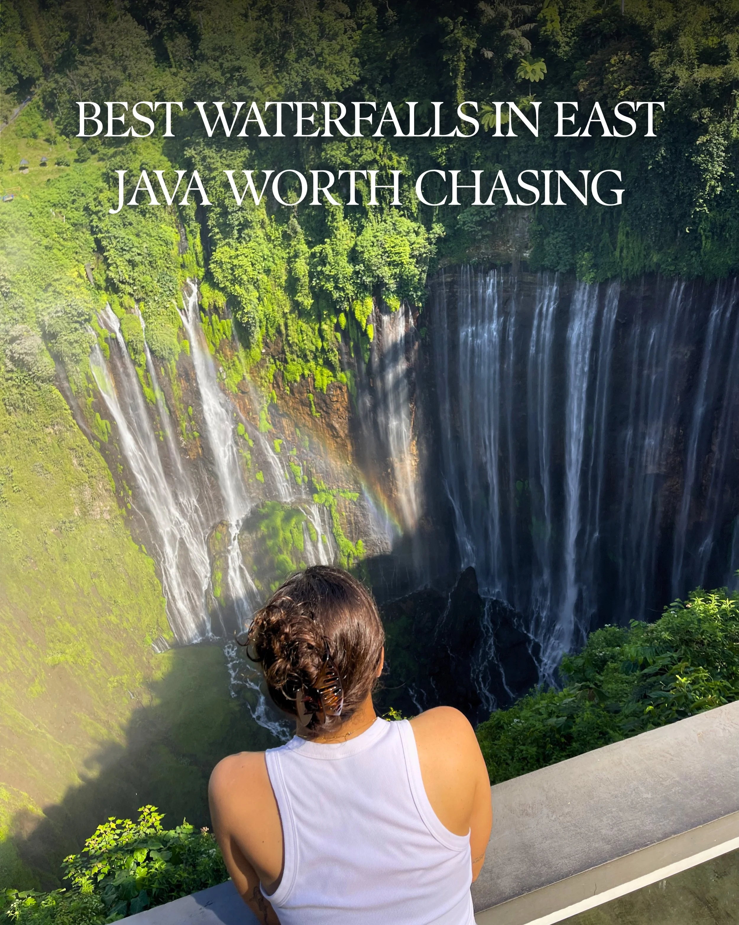 I spent a full day chasing waterfalls in East Java and my body is still recovering 😅

600-850k gets you a driver from Malang + 4 waterfalls. 5am pickup, back around 5pm. Long day and honestly I&rsquo;d recommend splitting it over 2 days if you can, 
