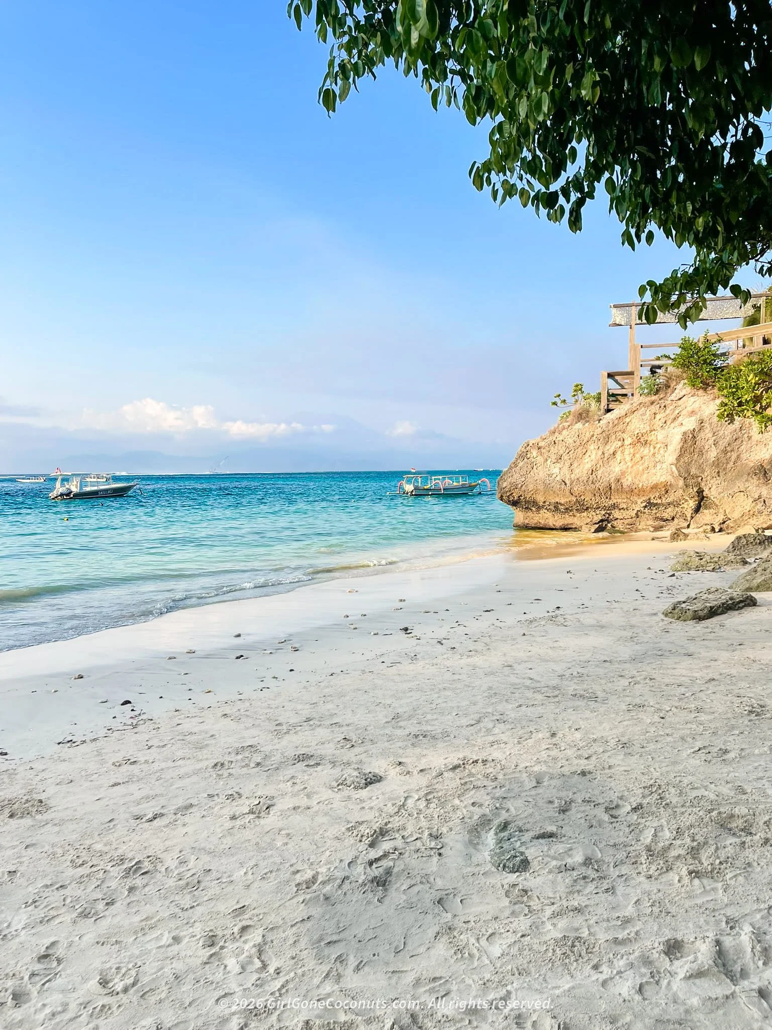 The best private little slice of paradise on Nusa Lembongan is Coconuts Beach.