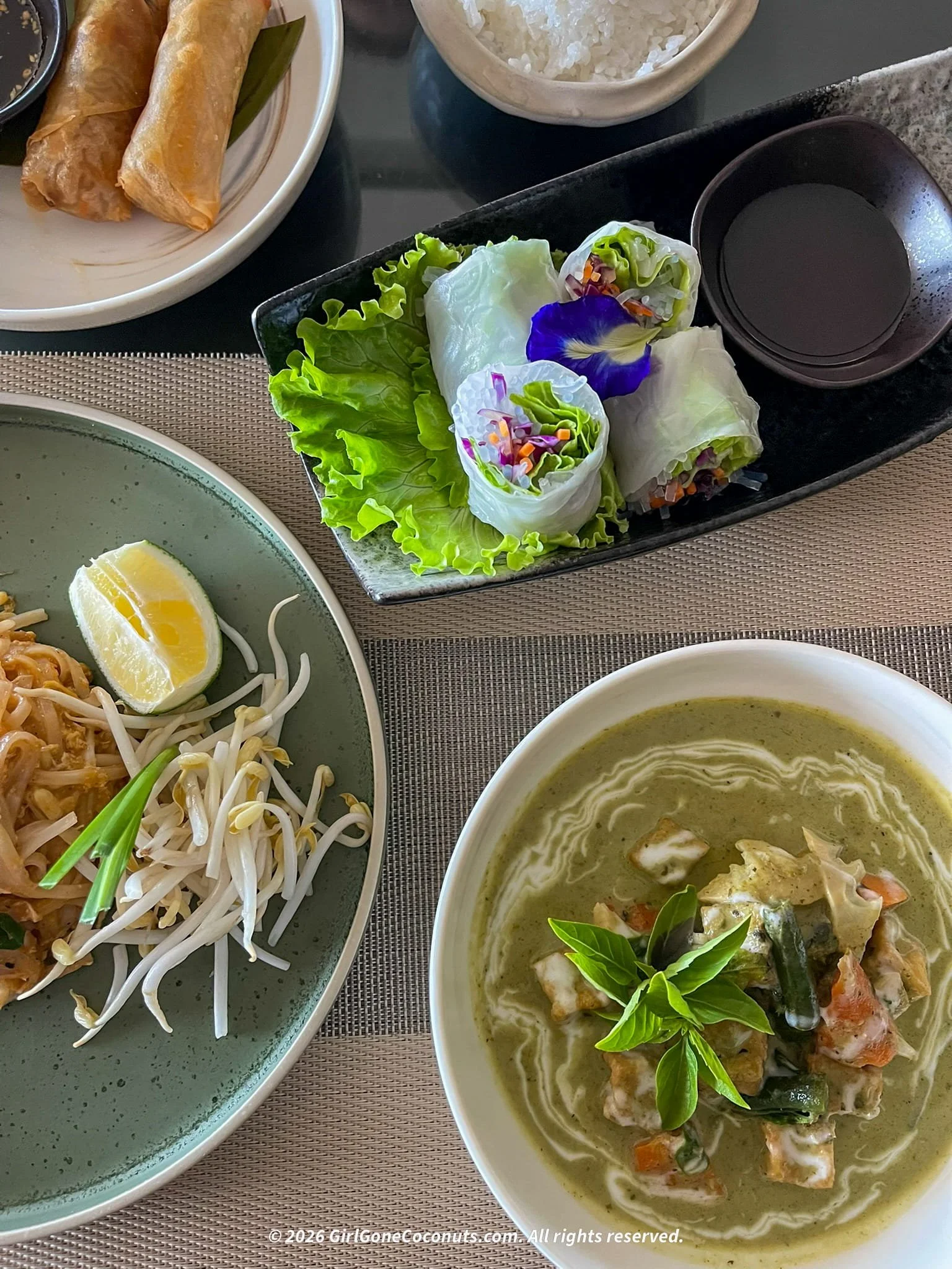 The food at Benjarong.