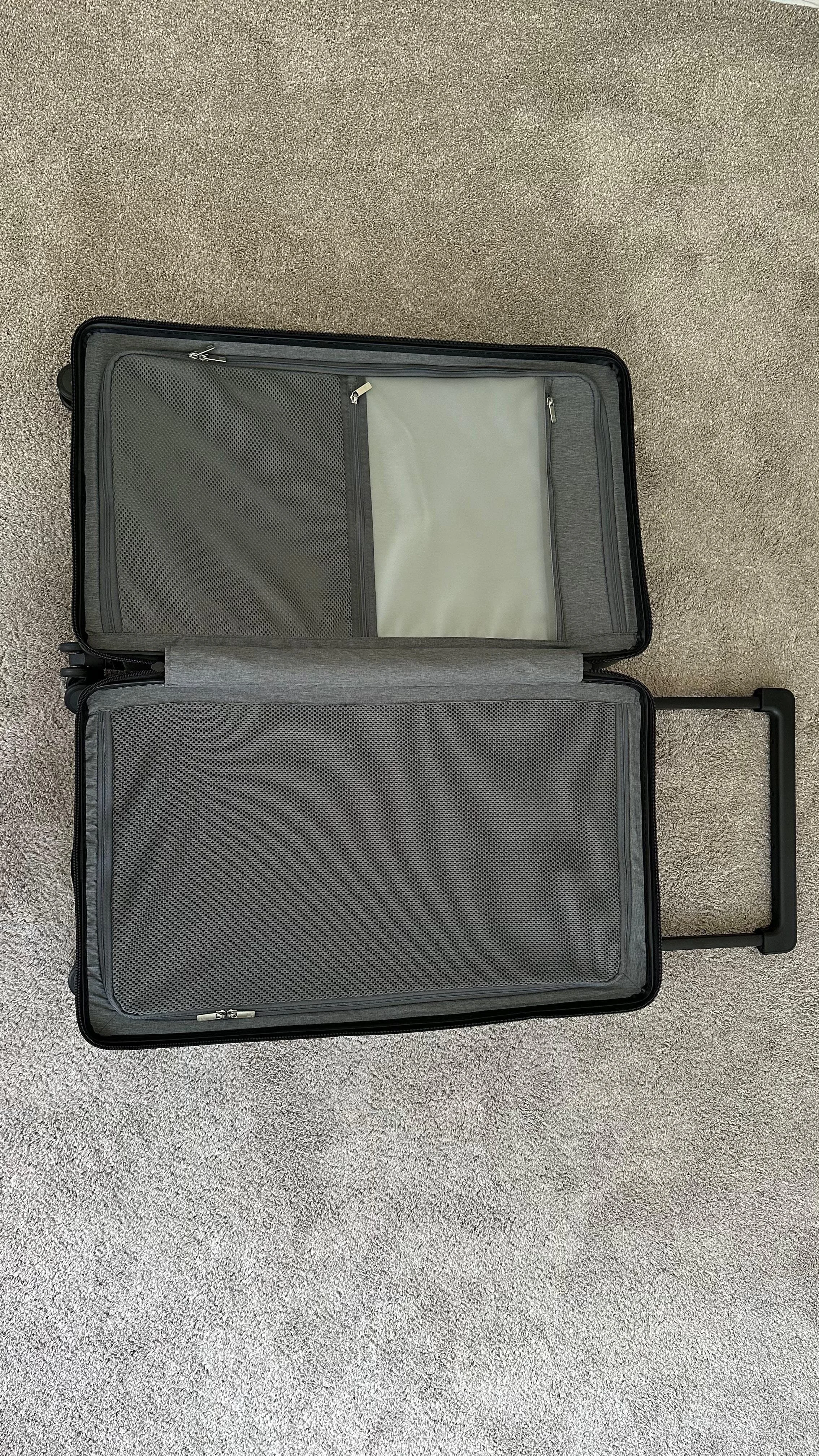 The inside of the Level8 Voyageur zipped up and ready to go.