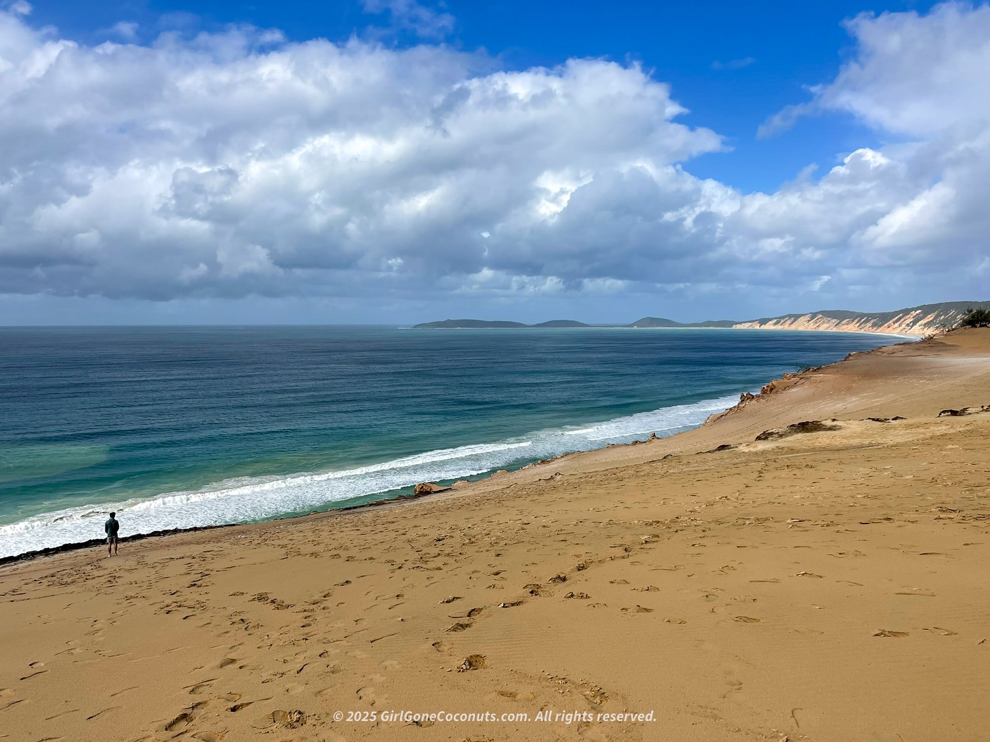 Visiting Carlo Sand Blow is one of the best things to do in Rainbow Beach.