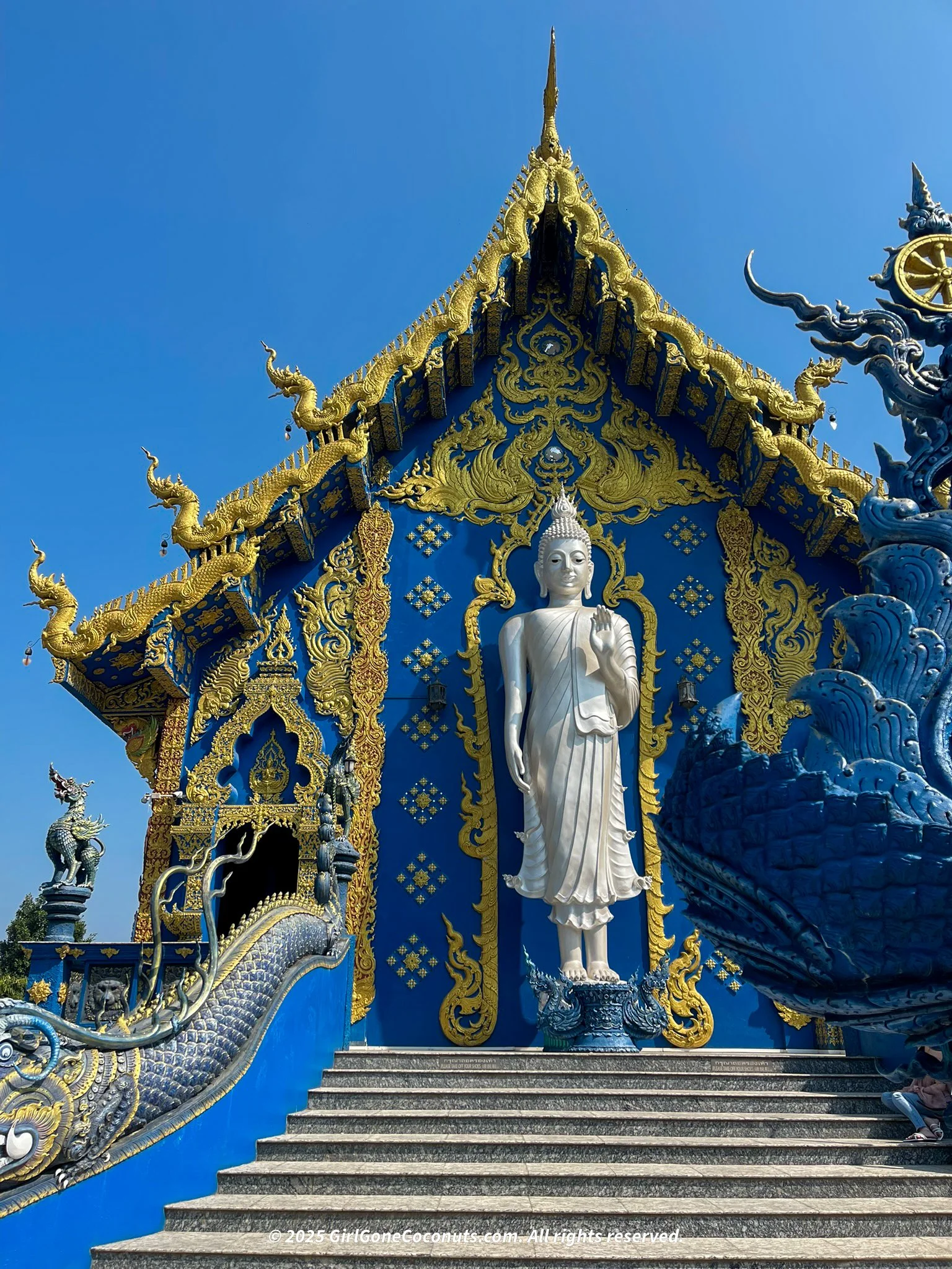Chiang Rai's famous Blue Temple, a must-do for your Chiang Rai itinerary.