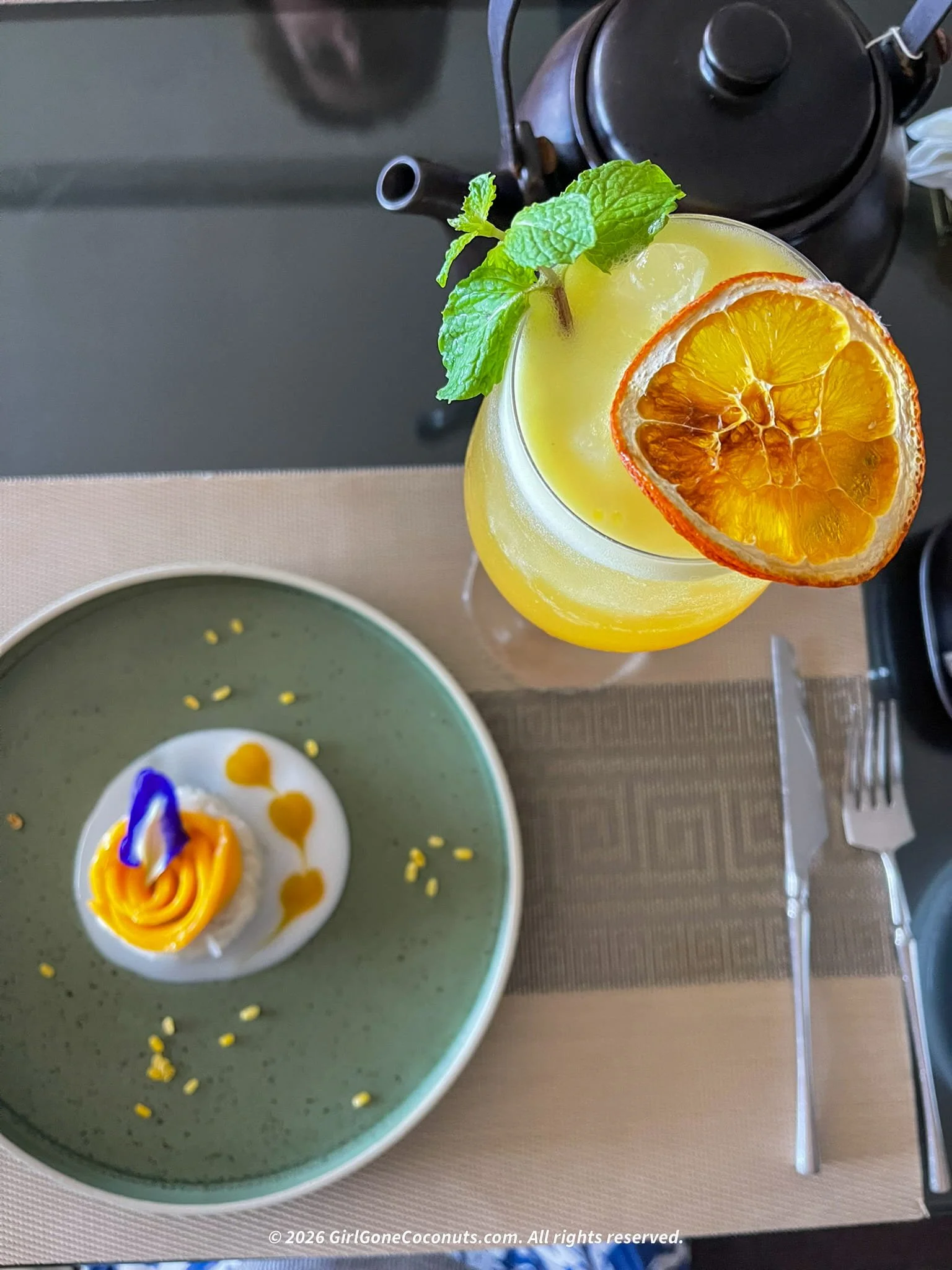 The dessert at Benjarong.