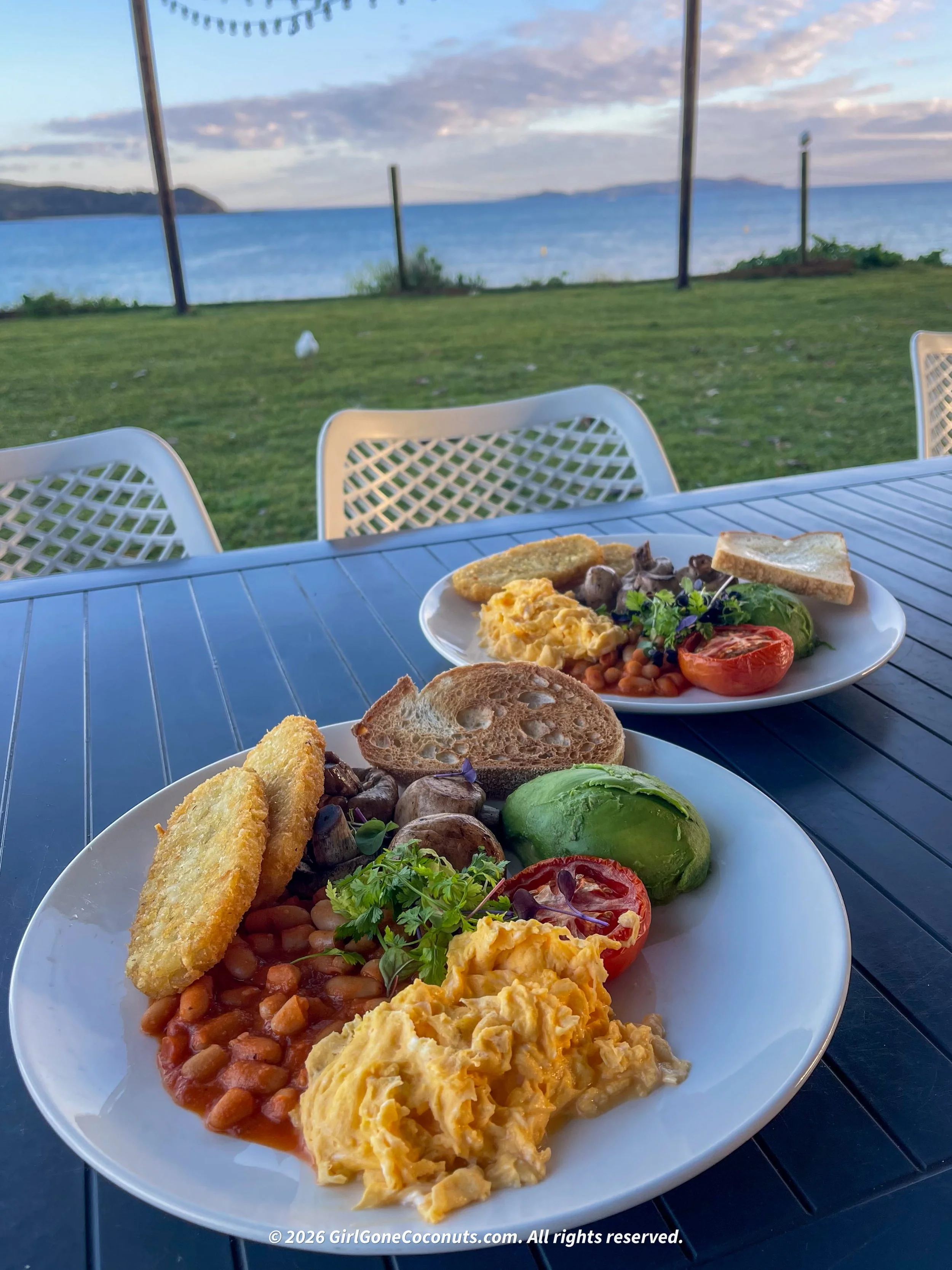 GKI Hideaway's Big Veg breakfast both gluten free and non gluten free options.