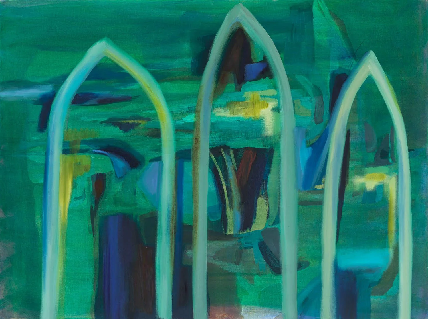 One Door Closes, oil on canvas, 100 x 130 cm