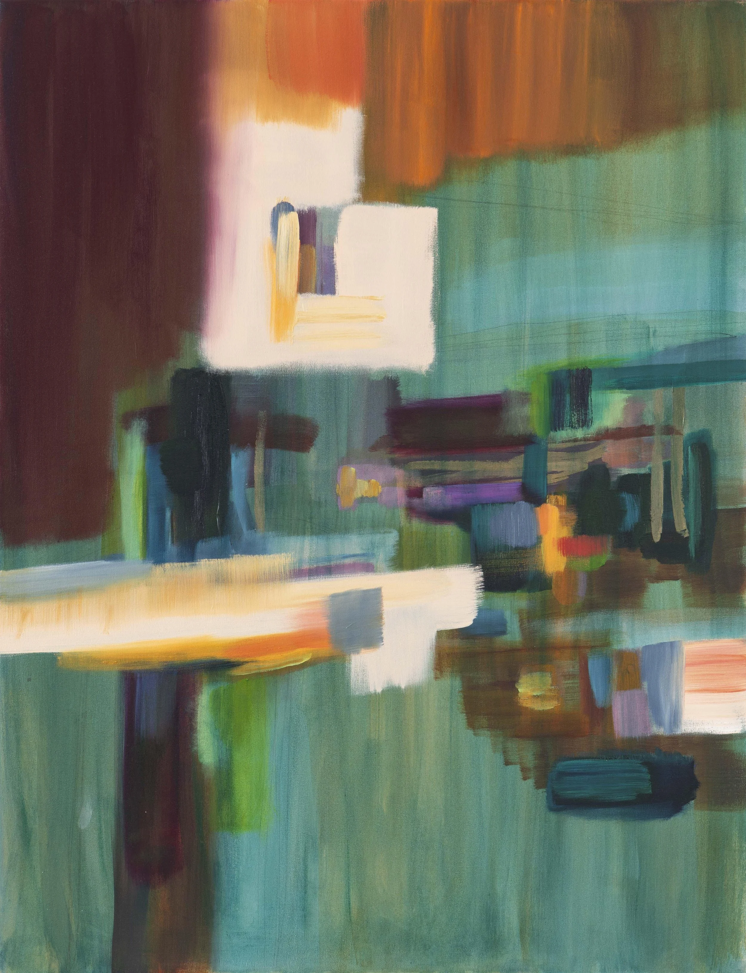 Bricks and Mortar, oil on canvas, 130 x 100 cm