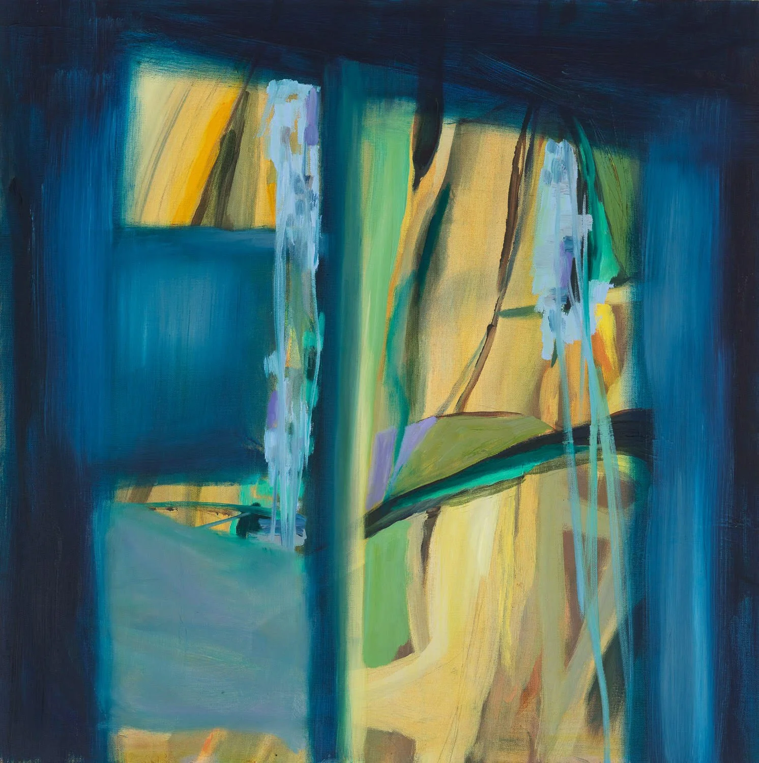 Framed by a Frame, oil on canvas, 76 x 76 cm