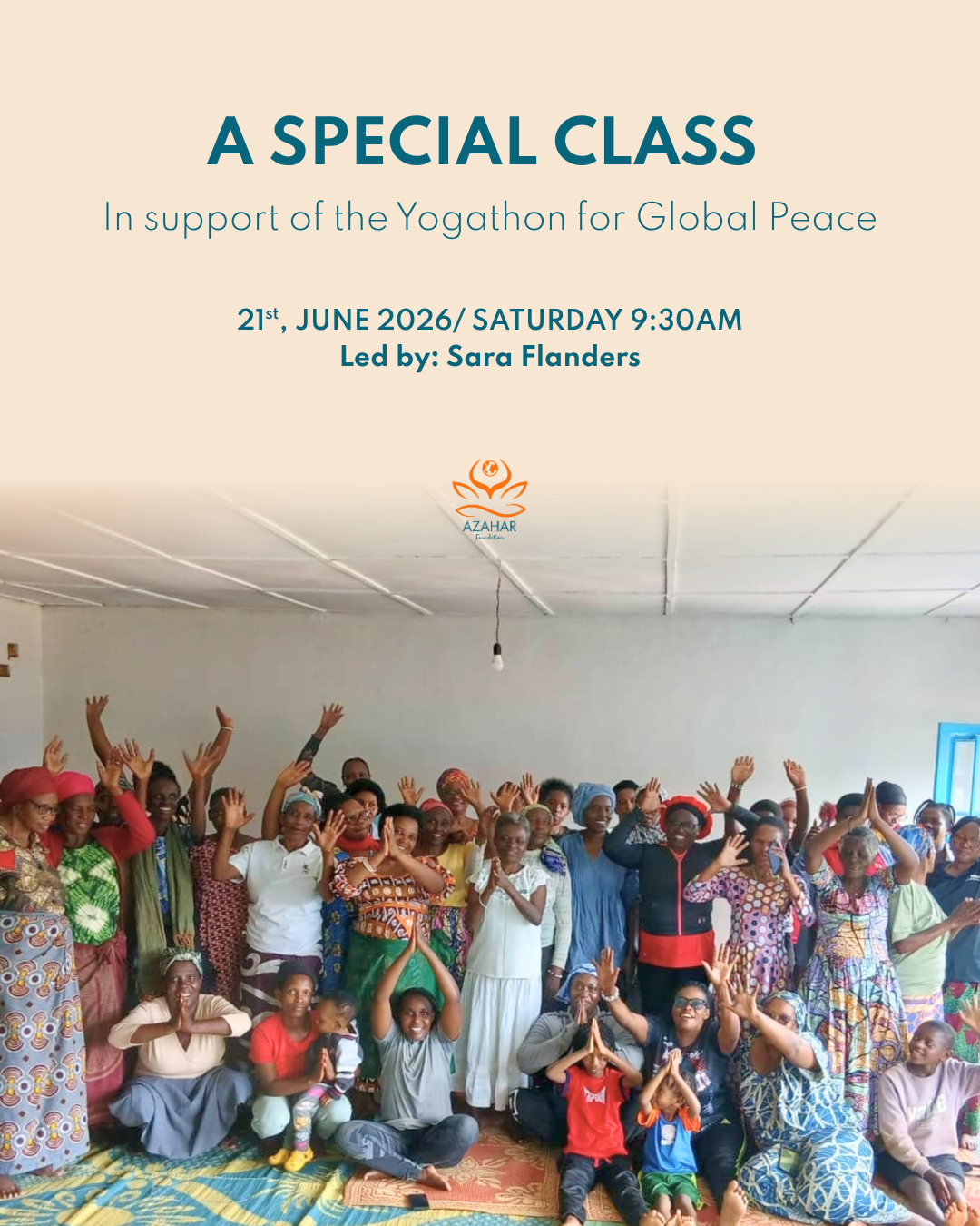 Yogathon for Global Peace Benefit Class