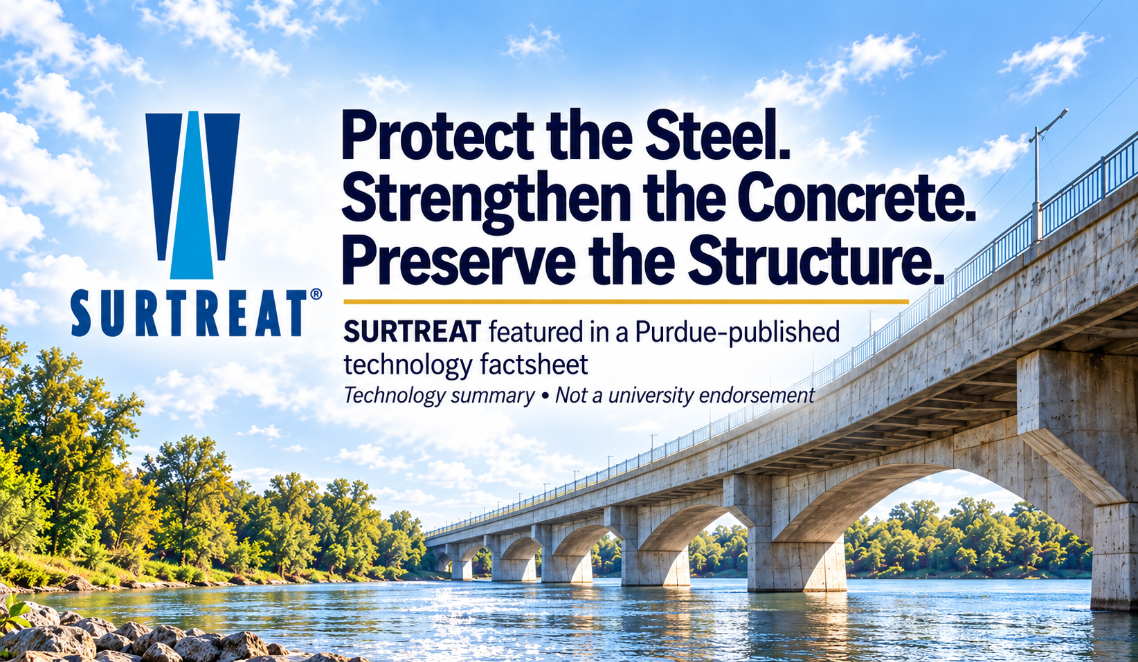 Protect the Steel. Strengthen the Concrete. Preserve the Structure.