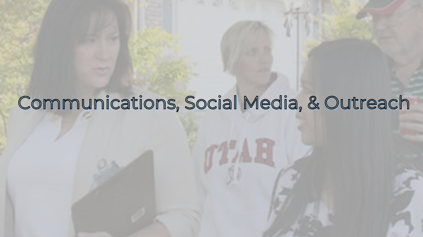 Communications, Social Media, & Outreach