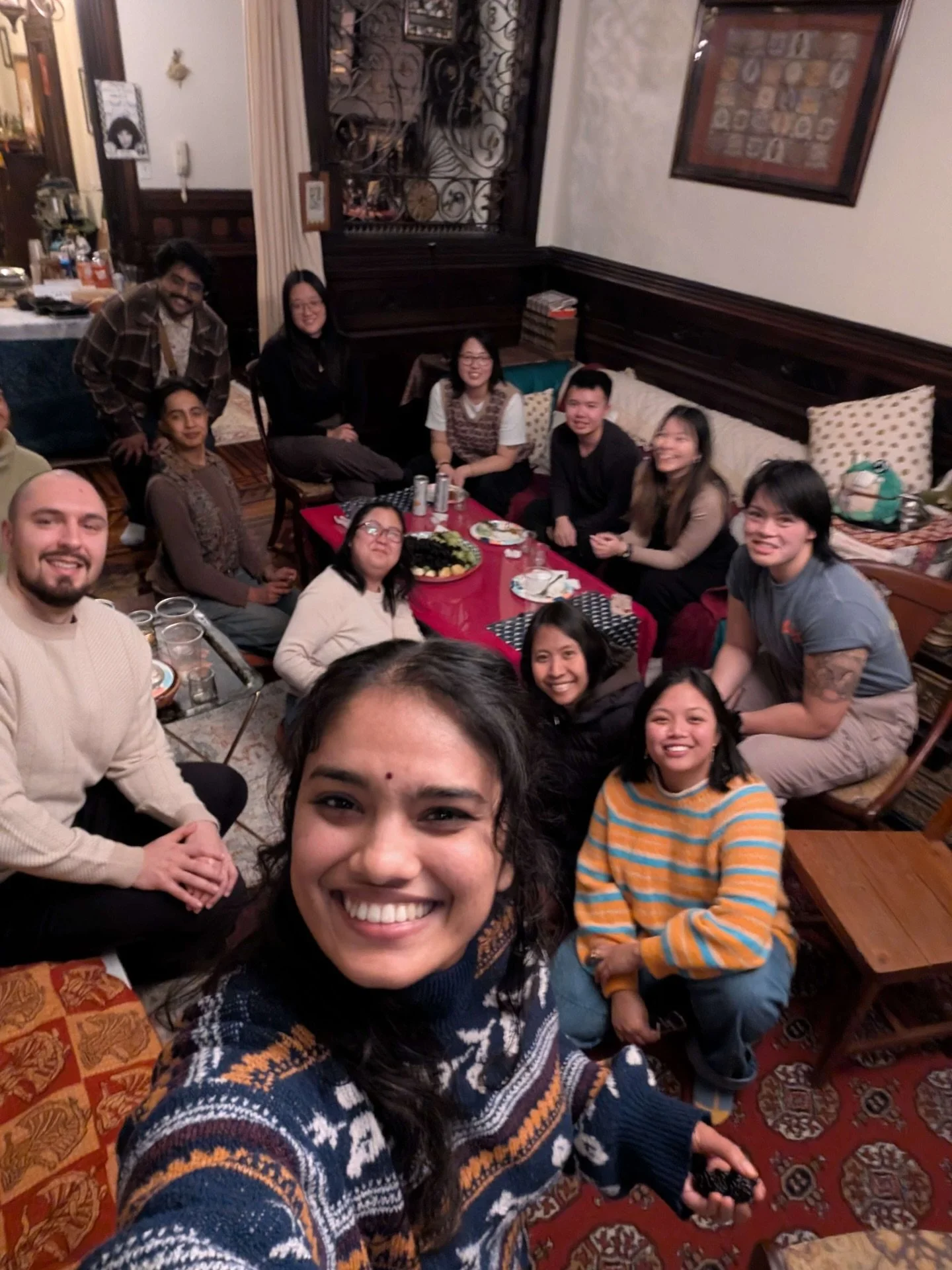 Yesterday AFC members came together for our second annual Friendsgiving! We shared some yummy food with each other and stories of some of our favorite dishes. The common theme of some of our favorite foods is its connection to our loved ones and how 