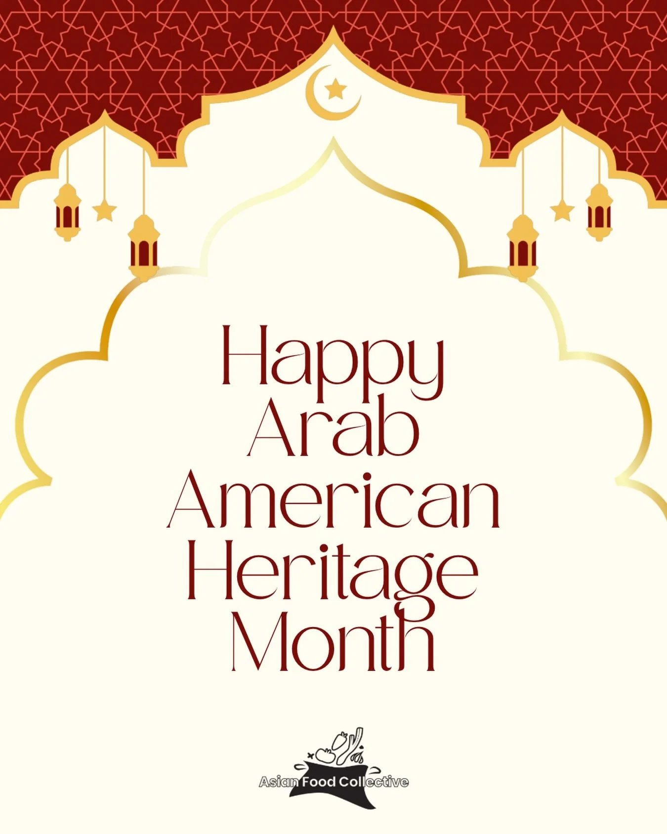 Over 3 million Americans identify as Arab, which includes 22 countries in the Middle East and North Africa.

April is National Arab American Heritage Month. Asian Food Collective is proud to stand in solidarity and honor the food, history, and tradit
