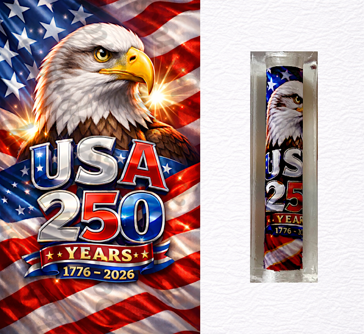 USA 250th Anniversary Commemorative Pen Blank 034