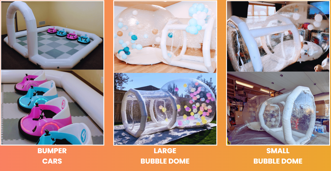Bump Cars: https://www.fantasticparties.ca/