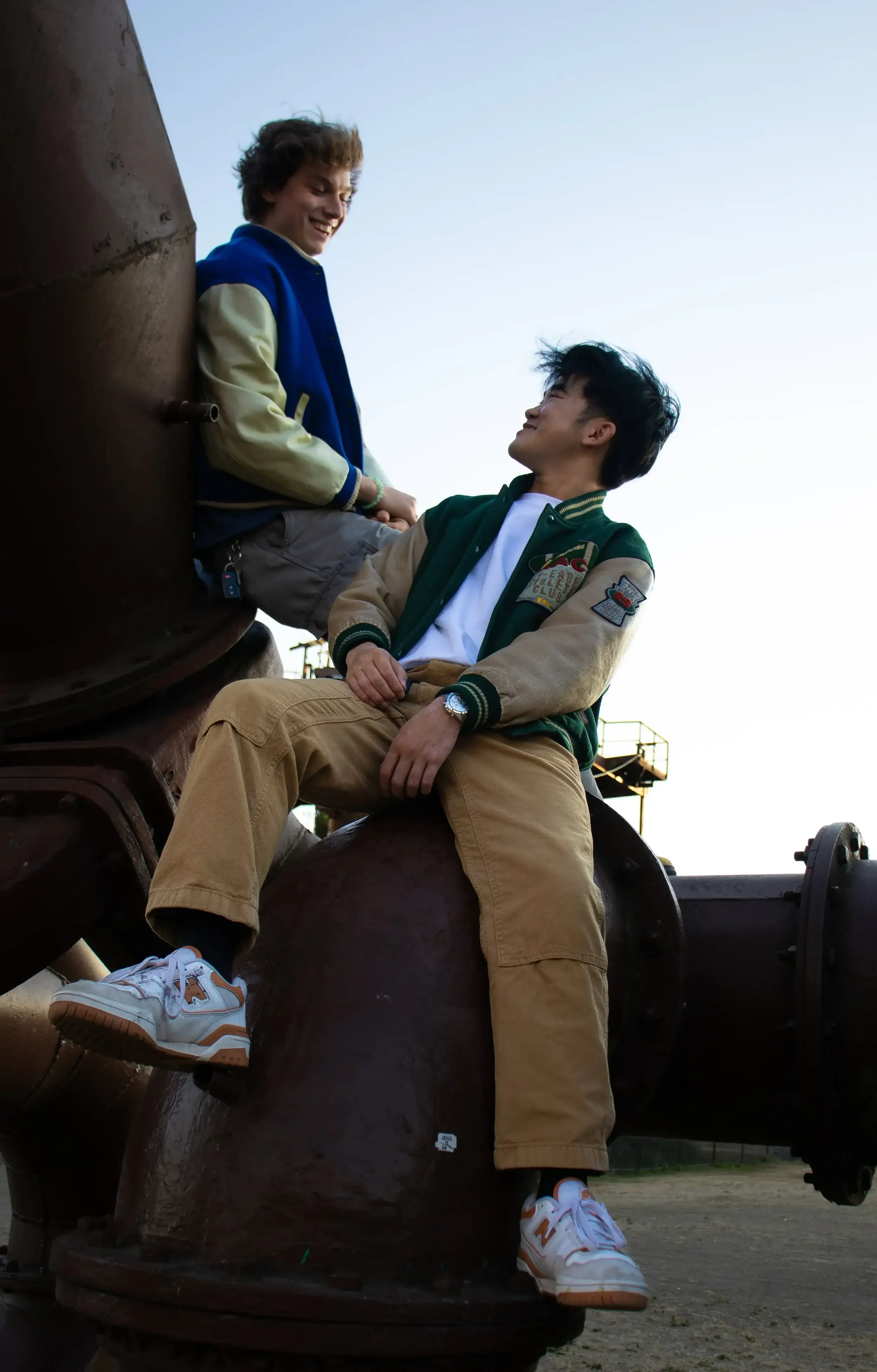 Koh and Henry at Gasworks Park in Seattle