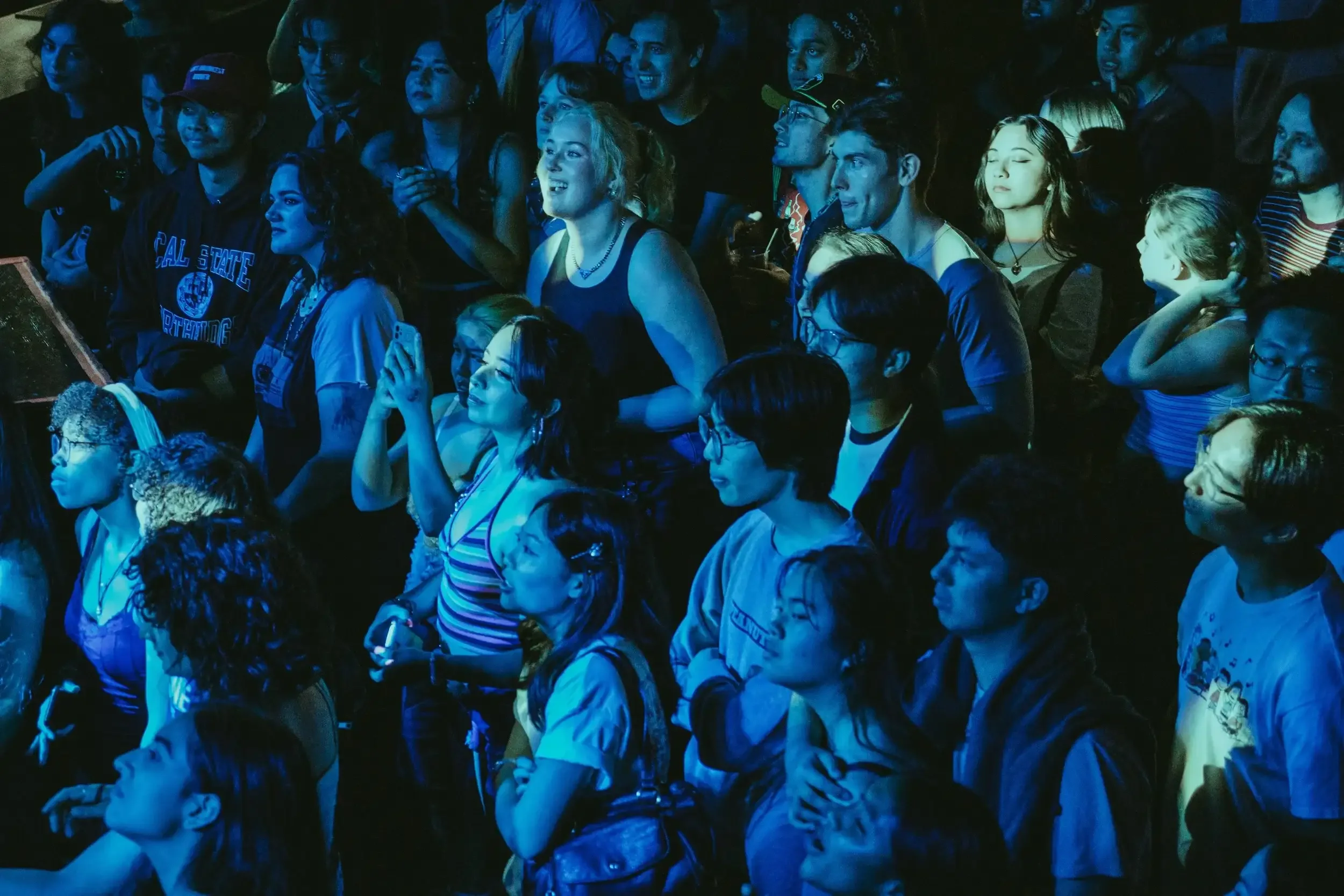 Aurora Ave. fans in audience at show in Los Angeles.