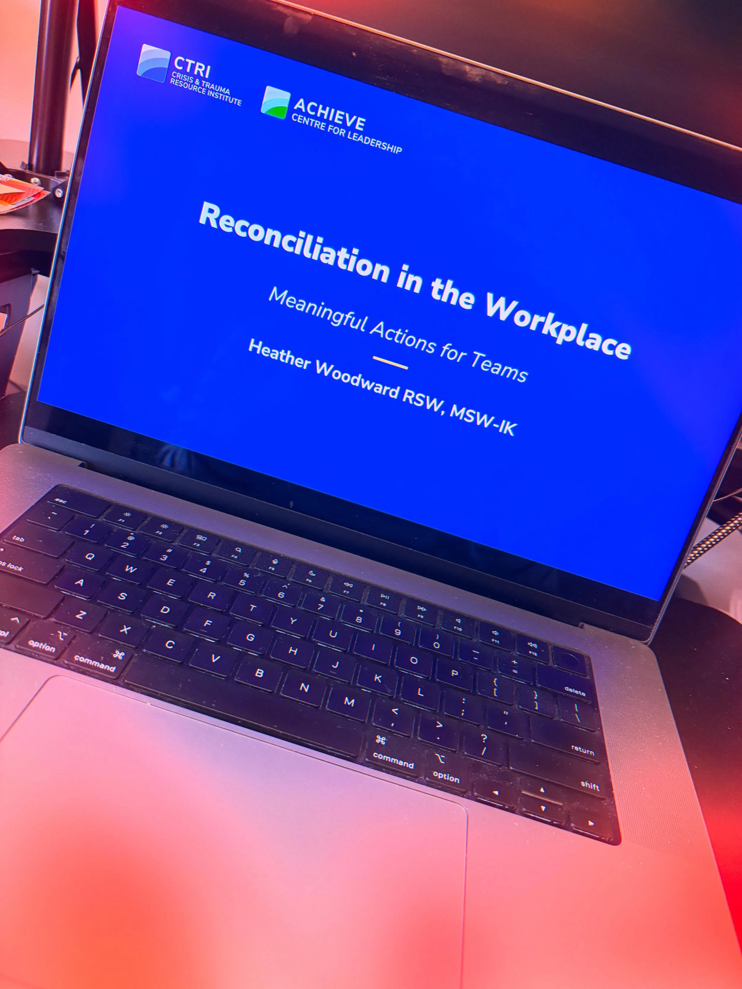 As a private practitioner I do a few different thing.
Facilitating workshops is one of them!!
I am one of the many facilitators from across North America with CTRI &amp; ACHIEVE- it is an honour and privilege to do this work.

Today I am facilitating