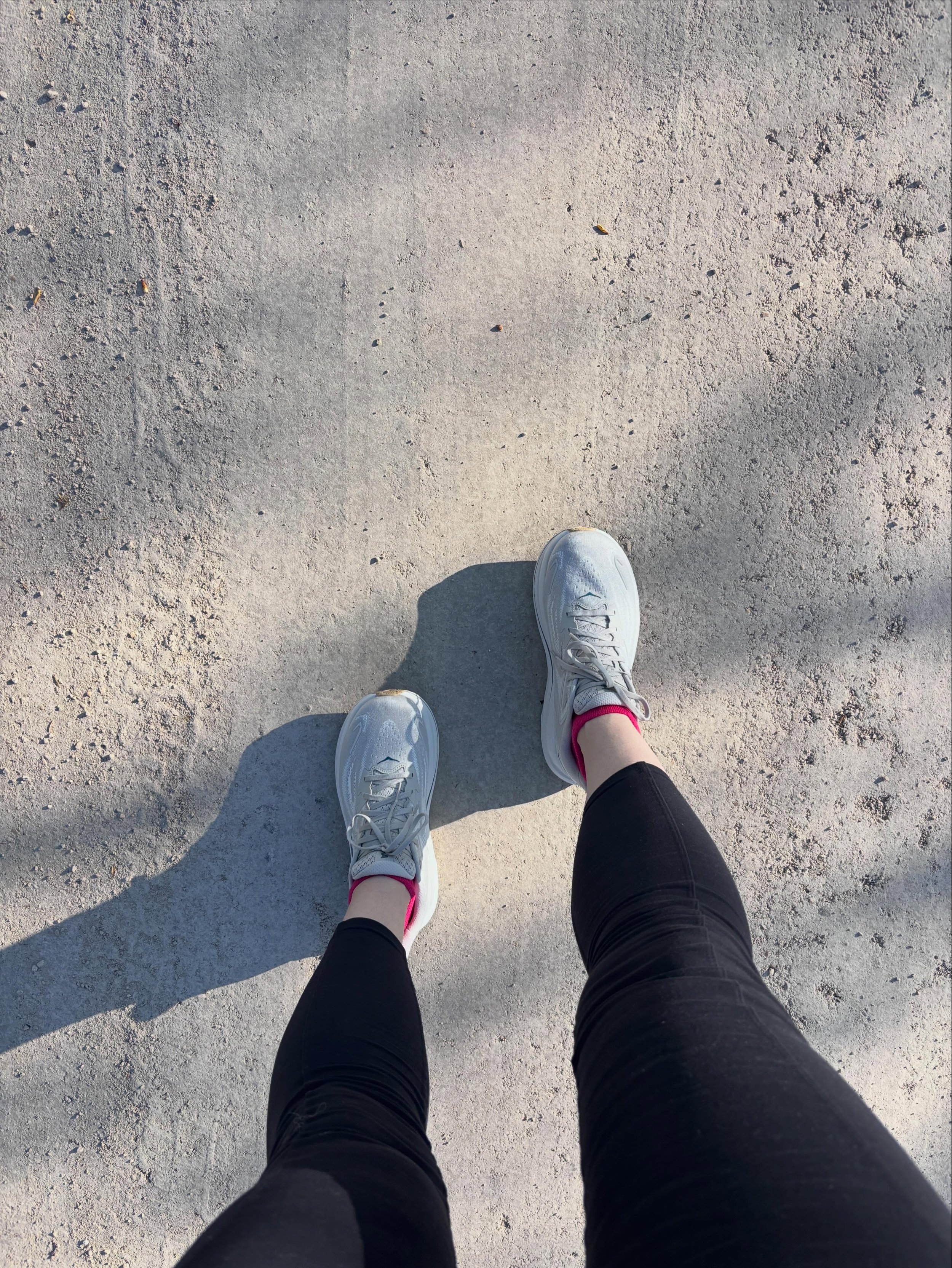 Maybe if I run we will pick up less wood ticks! 🥴🤣🫣

New Day ☀️
New shoes 👟 
Pushing myself a little bit further everyday! 🙌🏼
I haven&rsquo;t gone for a jog/run in while&hellip; so why not today! 🏃🏼&zwj;♀️ 
No Regrets!
Just Do It!