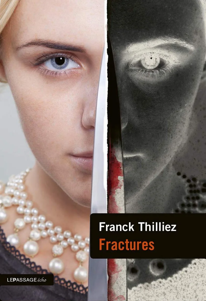 psychological suspense photography by Dave Wall for the book Fractures by Franck Thilliez