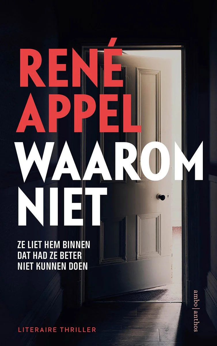 Dark ominous open door at night - Thriller book cover by author Rene Appel