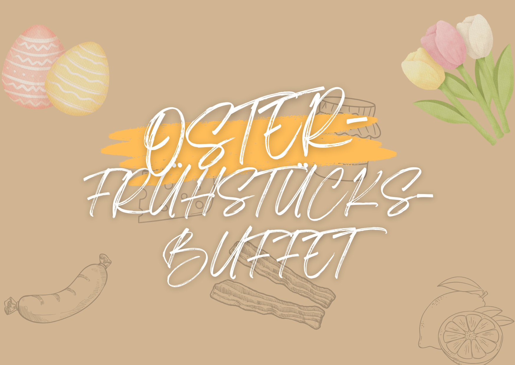 Oster-Frühstücks-Buffet