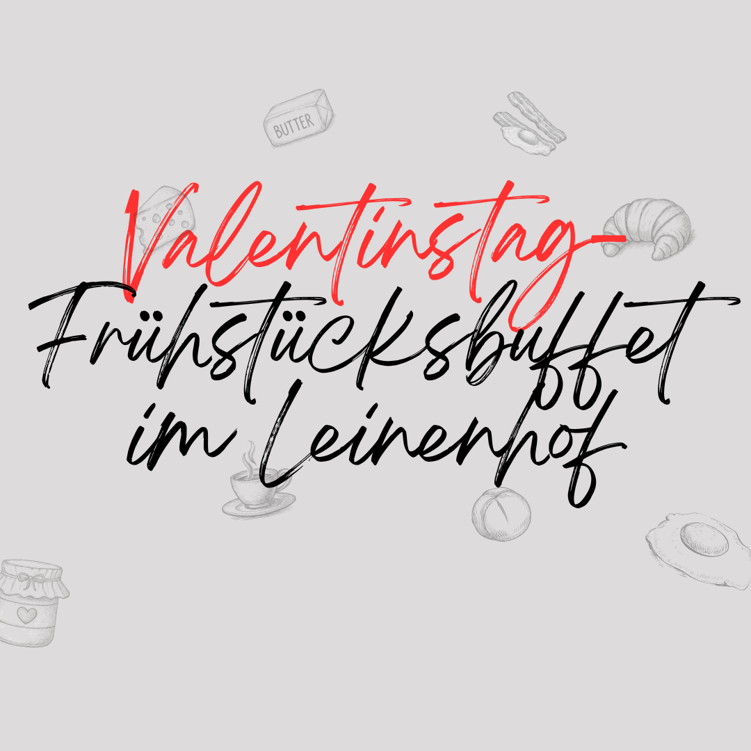 Valentinstags-Frühstücks-Buffet