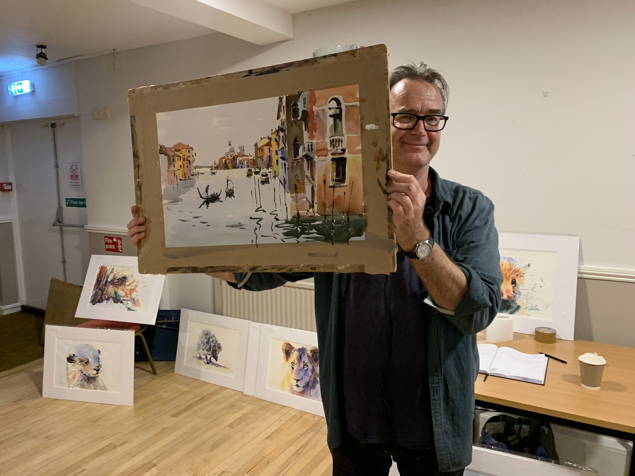Watercolour Demonstration by Jake winkle