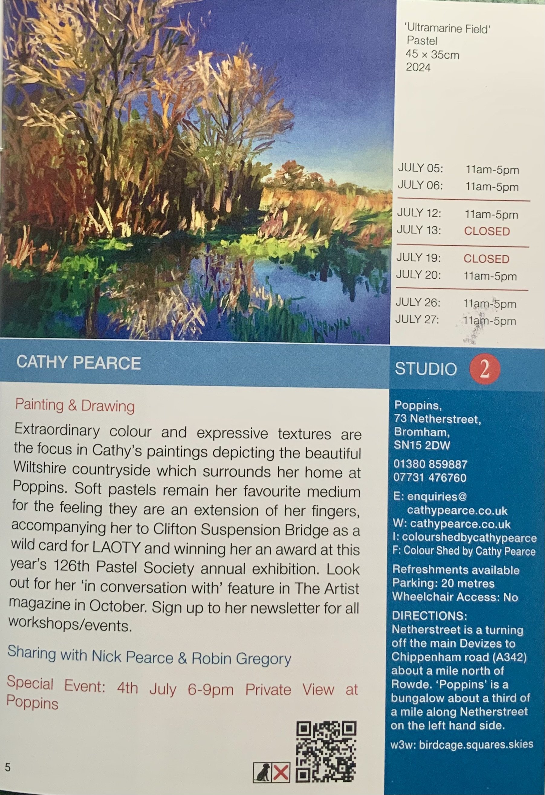 LAS Artists taking part in Marlborough open studios