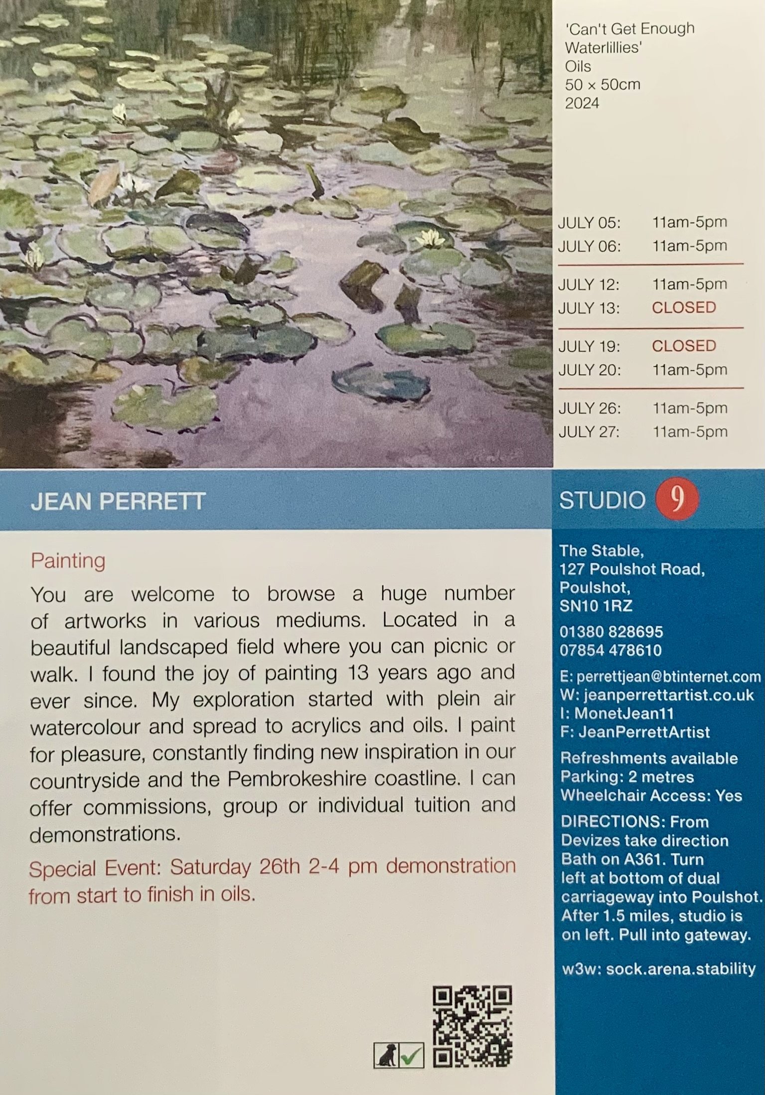 LAS Artists taking part in Marlborough open studios